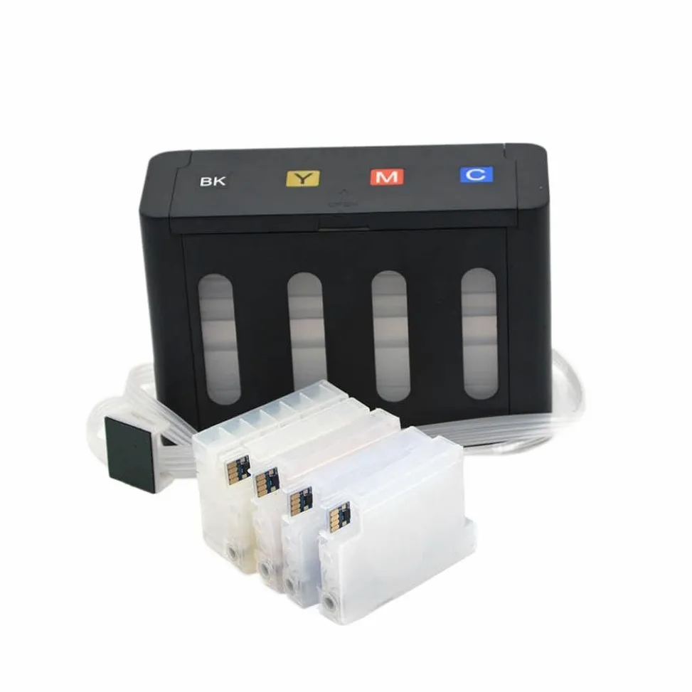 di inchiostro CISS sfuso con chip di ripristino automatico compatibile con OfficeJet Pro 7720 7730 7740 8210 8216 8702 8710 8715 8720 8725 8730 8740