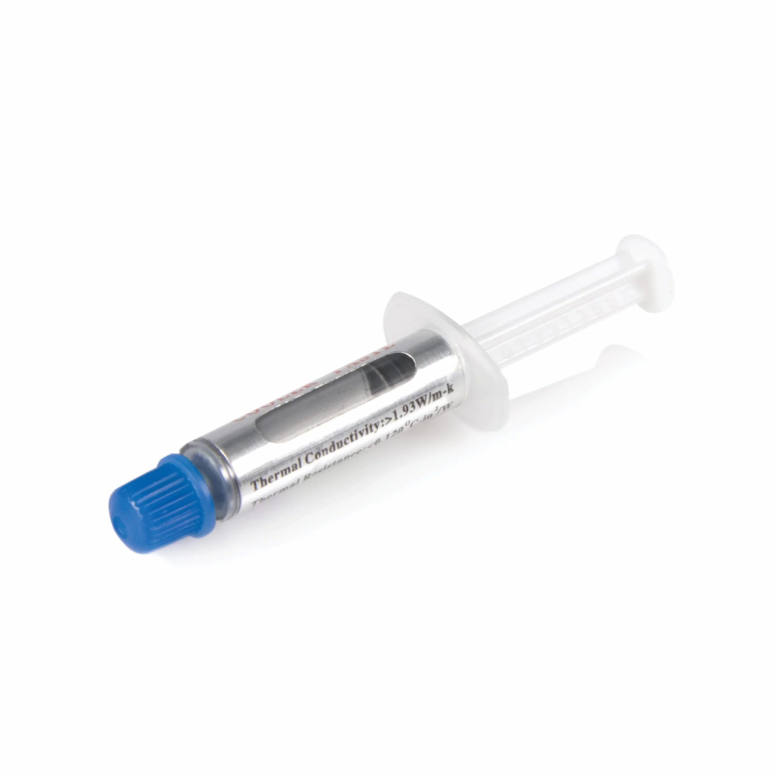StarTech.com Pasta termica, Siringa richiudibile (1,5 g), Composto di ossido di metallo, Pasta Termoconduttiva/Grasso conduttivo termico per dissipatori di calore della CPU (SILVGREASE1)