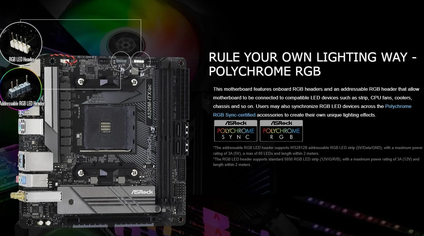 Asrock A520M-ITX/AC Scheda Madre AMD 520M AM4 Micro ITX DDR4-SDRAM