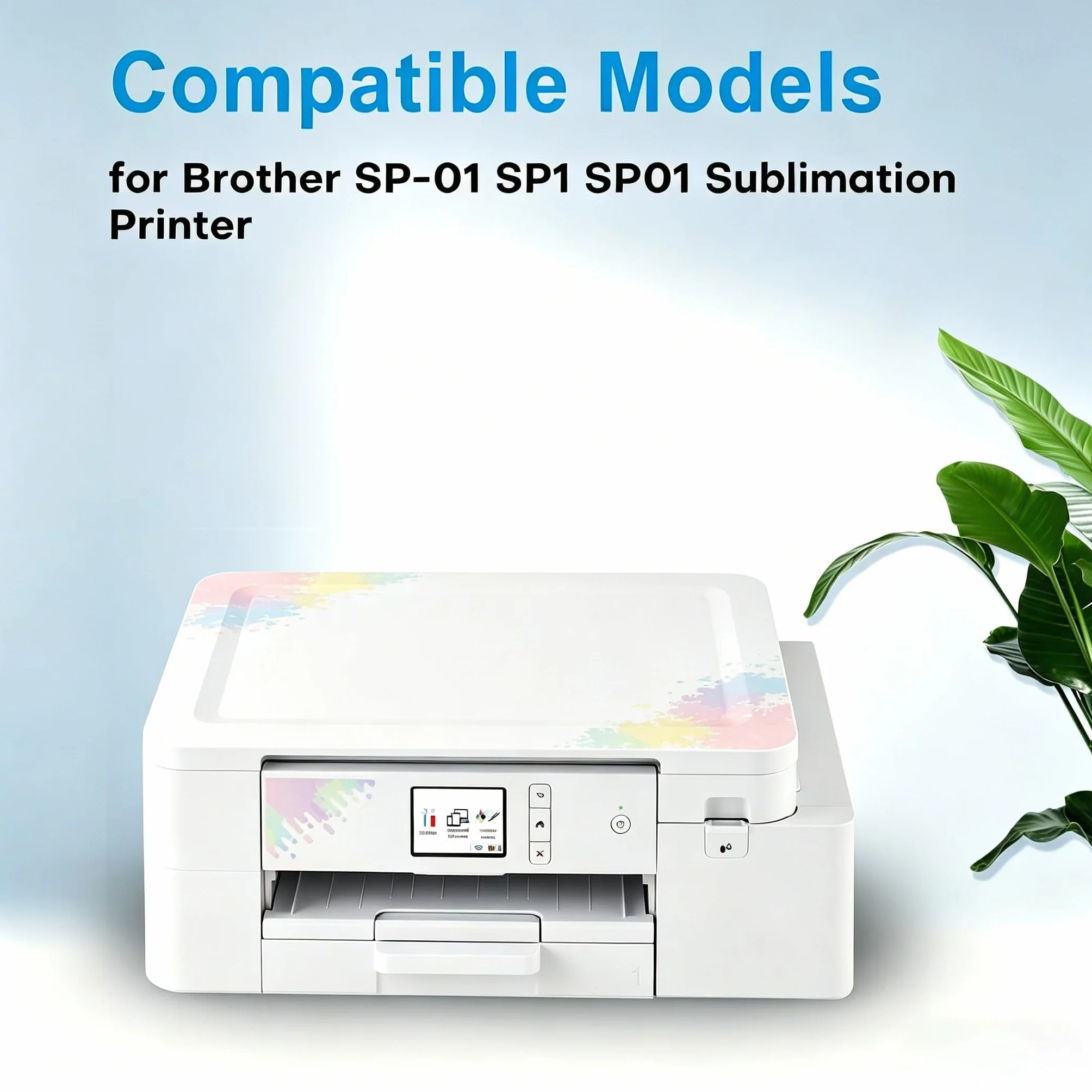 SP1 SP01 - Cartuccia di inchiostro a sublimazione compatibile con SP01BKS SP01CS SP01MS SP01YS per stampante a sublimazione Brother SP1 SP01 SP-01 (4 pezzi)