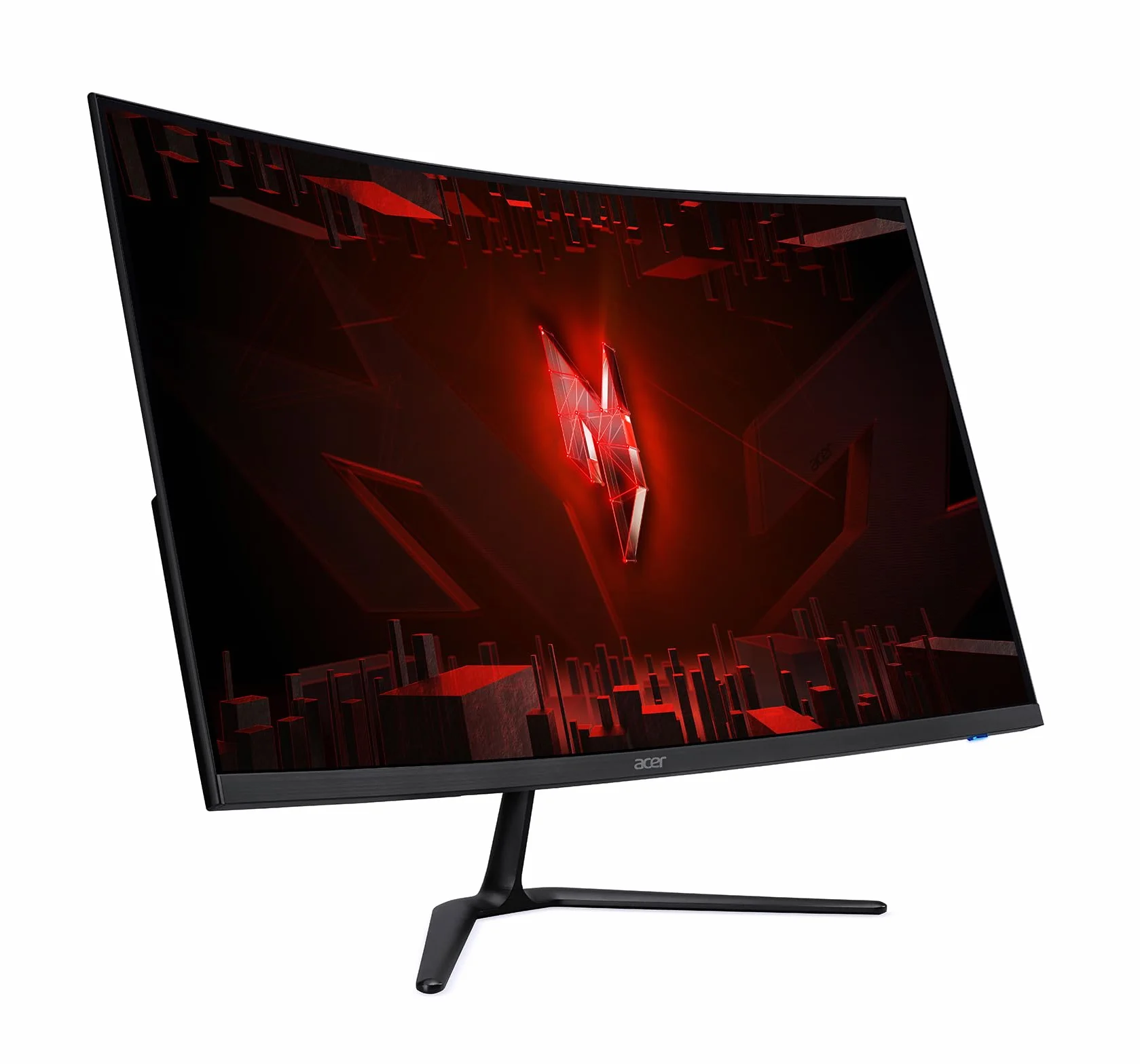 acer Nitro ED320QRS3biipfx Monitor Gaming Curvo FreeSync Premium, 31.5", Display FHD VA,180 Hz, 1 ms (VRB), HDMI 2.0, DP 1.2, Audio out, Zeroframe, Luminosità 250 cd/m2, Cavo HDMI Incluso, Nero