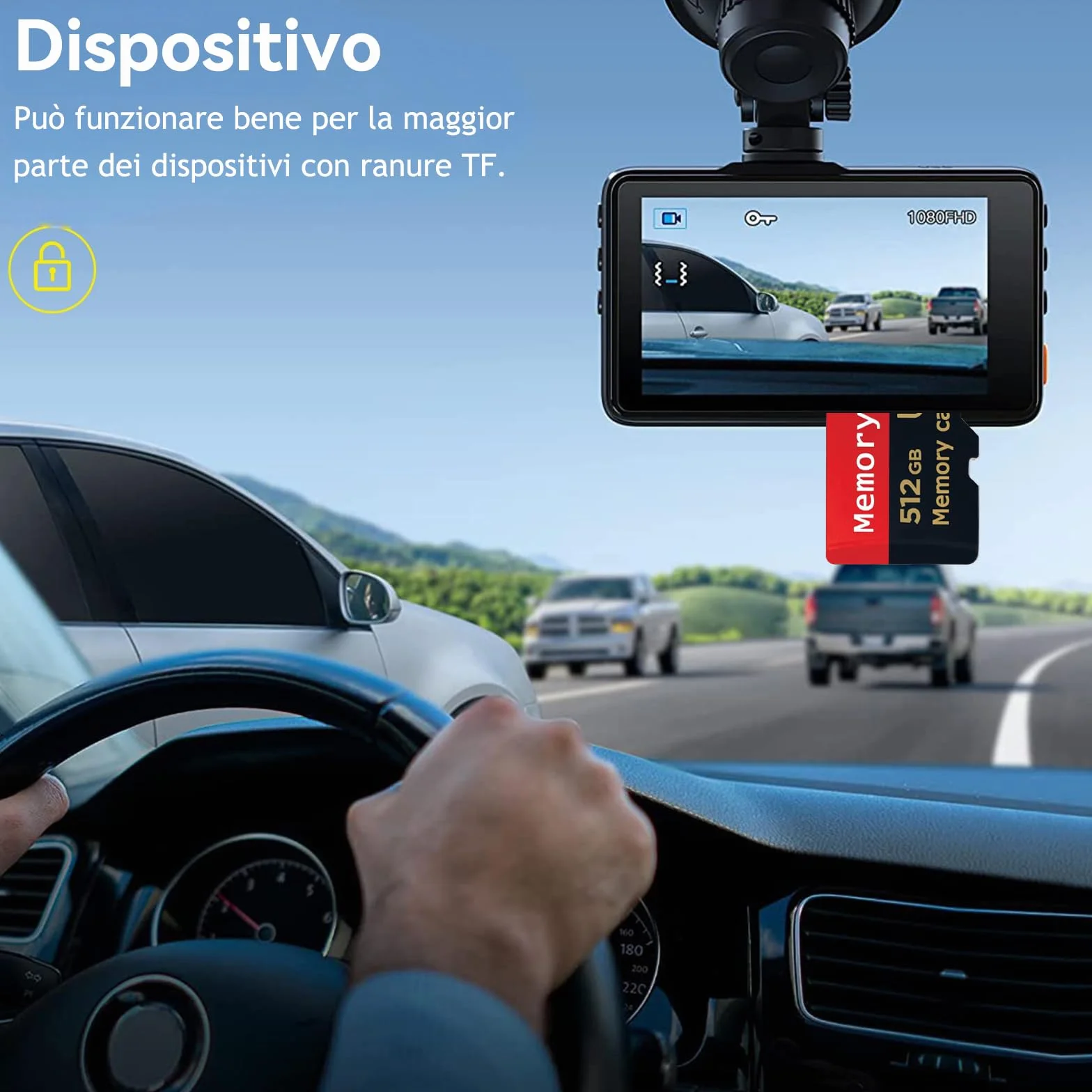Scheda Micro SD 512GB ad elevata velocità, scheda di memoria ad alta velocità per smartphone, dispositivi di gioco portatili e droni, videocamere, switch.