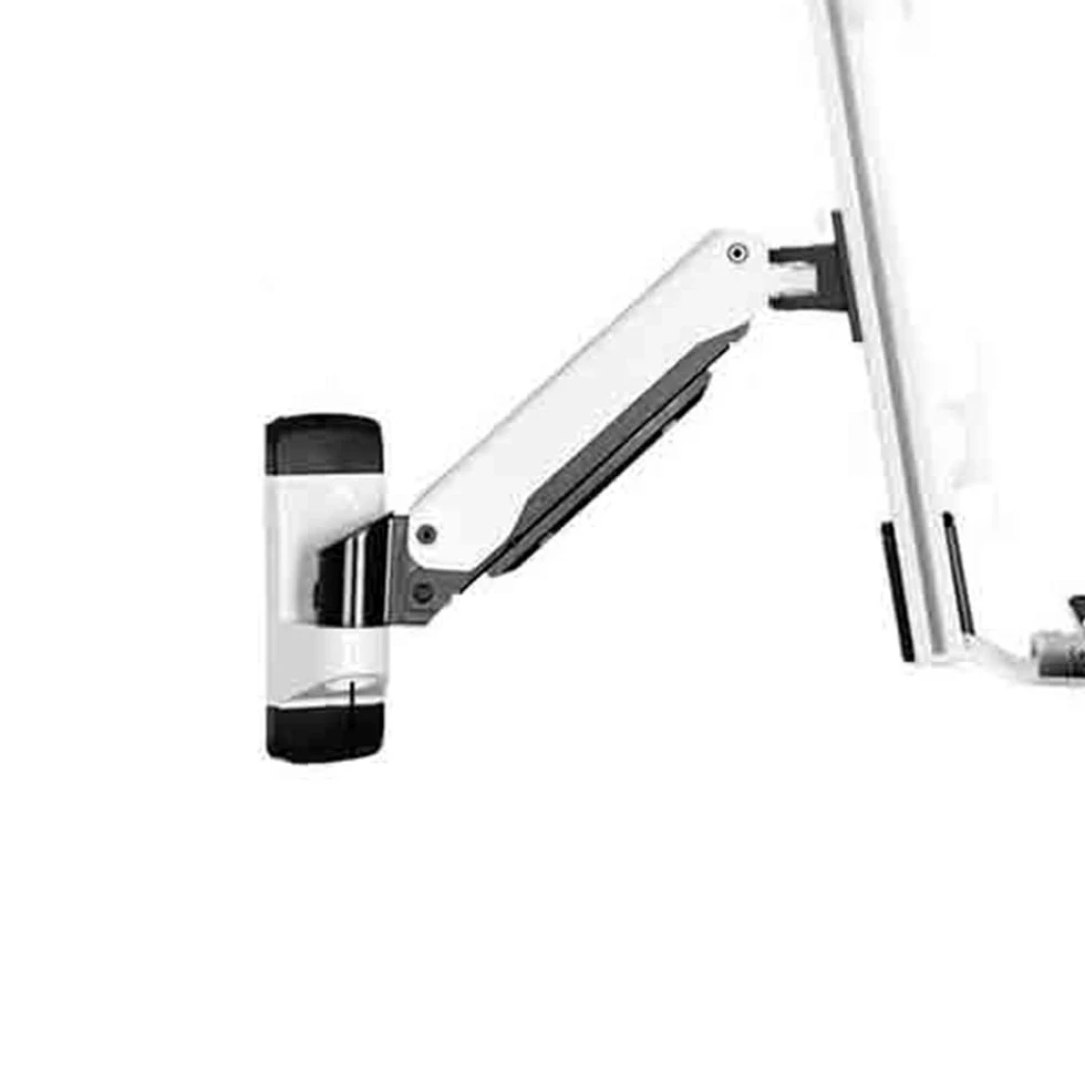 Braccio Monitor Supporto for Monitor a Parete con Braccio Singolo e Vassoio for Schermo Singolo da 15 a 27 Pollici Supporto Monitor