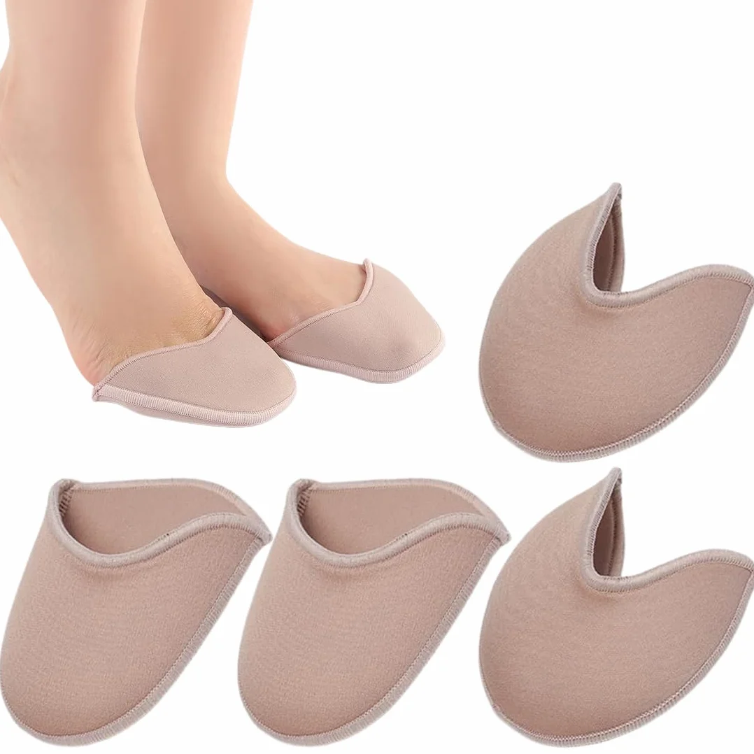 Proteggi Dita Piedi, Copri Punta in Tessuto per Scarpe, Cuscinetti Morbidi per Donne e Ragazze
