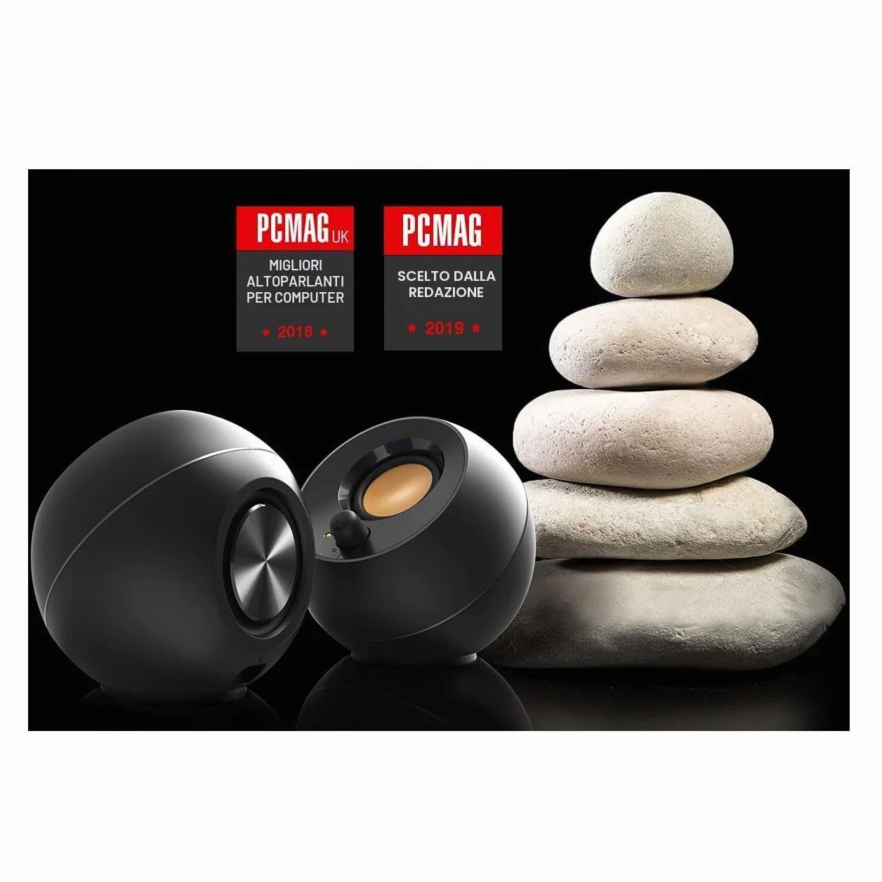Creative Pebble Sistema di altoparlanti desktop USB 2.0 Nero