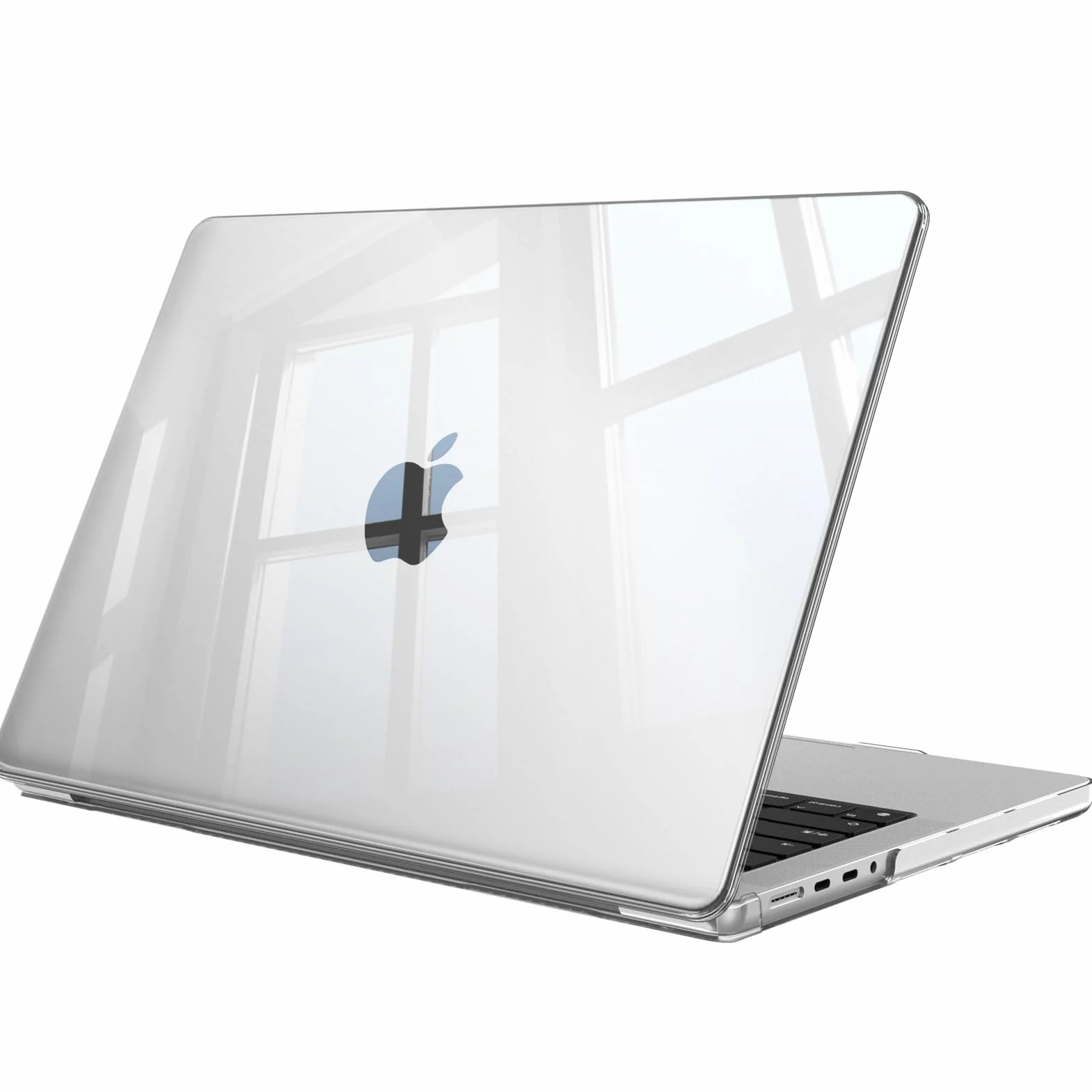 FINTIE Custodia Compatibile con MacBook Pro 14 Pollici M5 M4 M3 M2 M1 Pro/Max (2026-2021, A3426 A3427 A3434 A3112 A3401 A3185 A2992 A2918 A2779) - Cover Rigida Protettivo Guscio Case, Trasparente