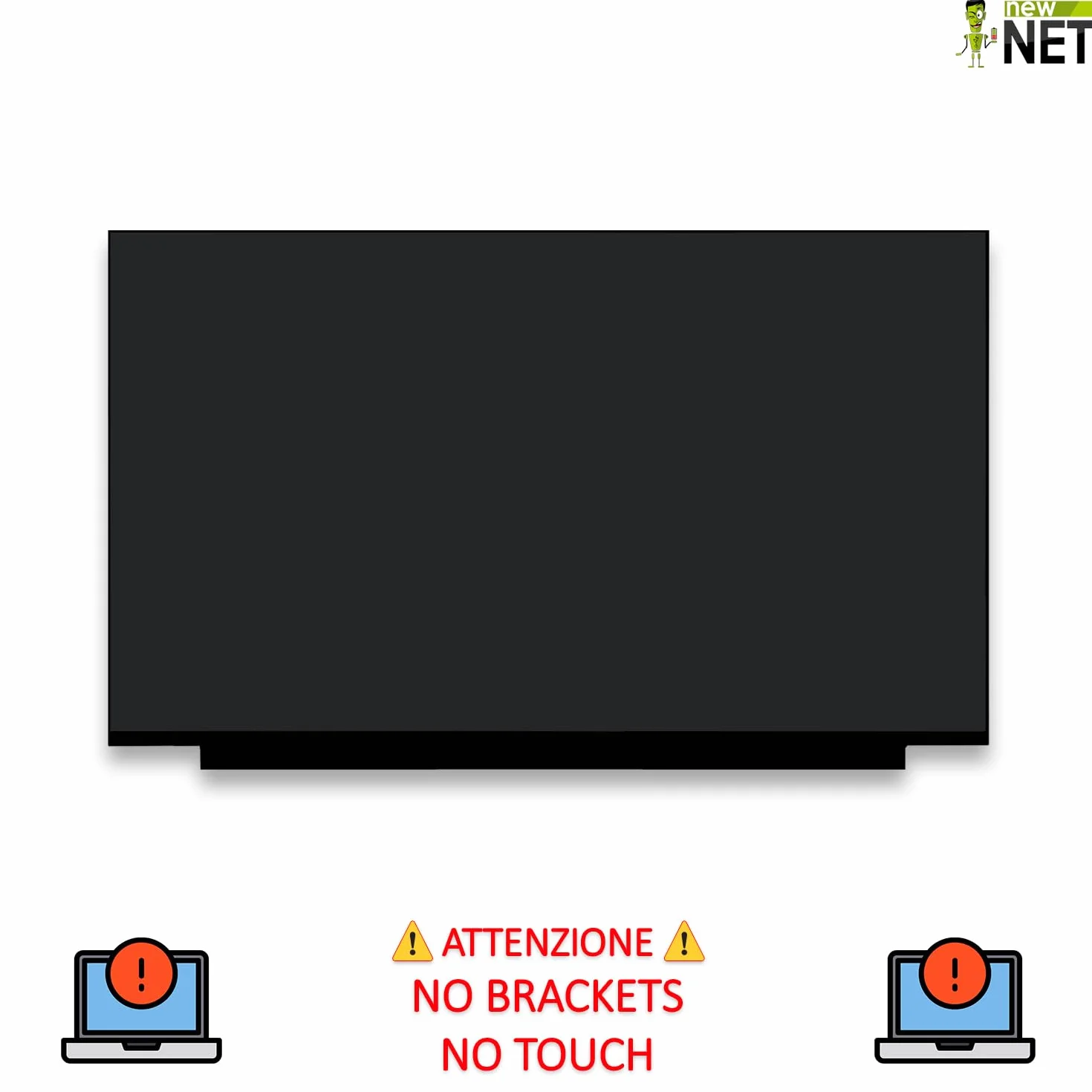 new net - Pannello Schermo Display LCD IPS Compatibile con Notebook HP 15s-fq1004nl, 15s-fq1007nl, 15s-fq1008nl, 15s-fq1009nl, 15s-fq1011nl [15.6 Pollici - FHD 1920x1080-30 Pin - 60Hz]