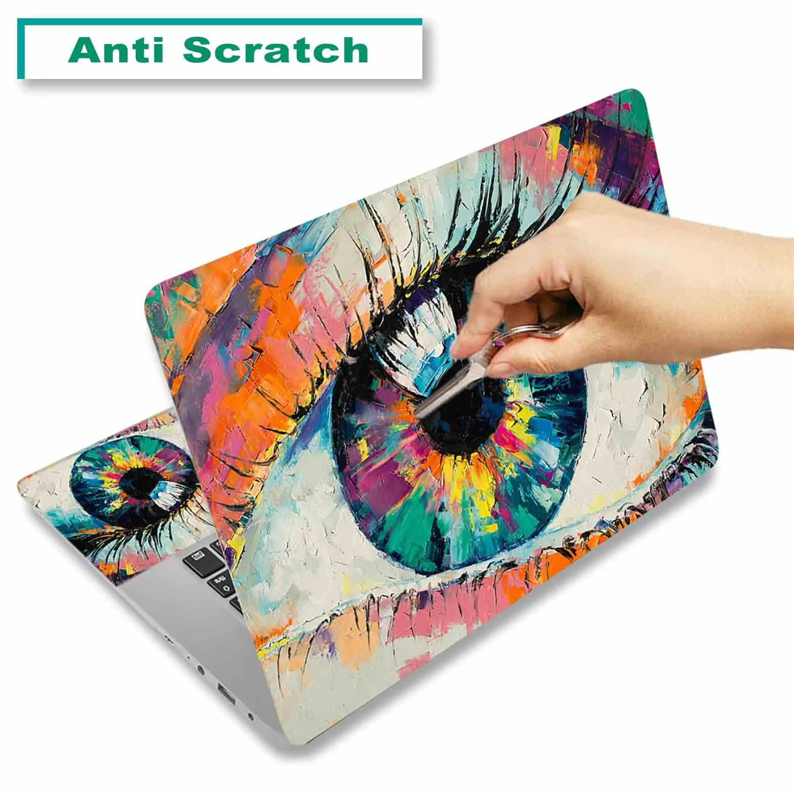 Adesivo per computer portatile, adesivo universale in vinile per notebook da 11,6", 12", 13", 13,3", 14", 15", 15,4", 15,4", 15,6", 15,6", copertura adesiva universale in vinile per notebook e netbook