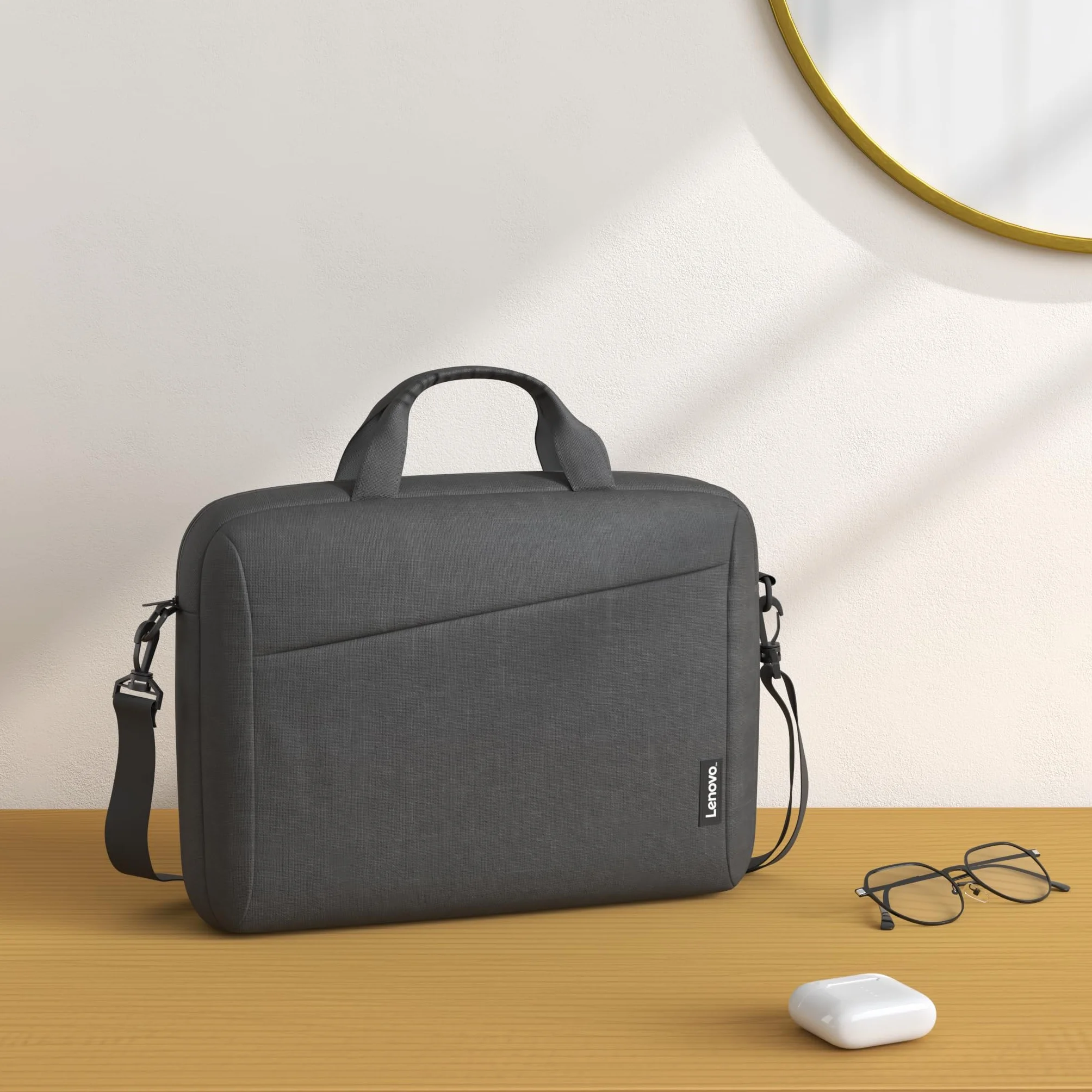 Lenovo Borsa per laptop T210, borsa a tracolla per laptop o tablet, tessuto elegante, resistente e idrorepellente