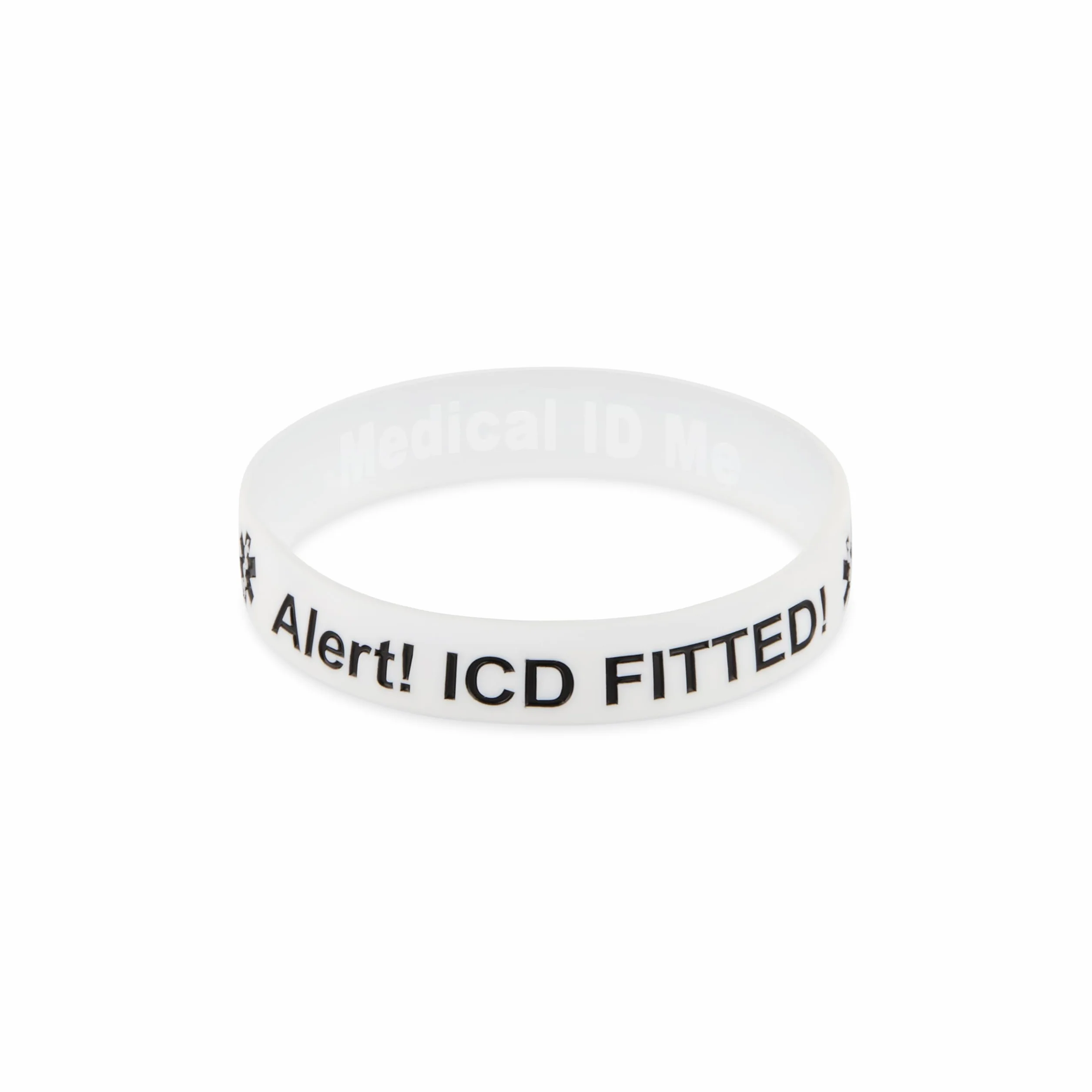 Braccialetto medico ICD con sistema di allarme impiantabile cardioverter defibrillatore – Confezione da 4