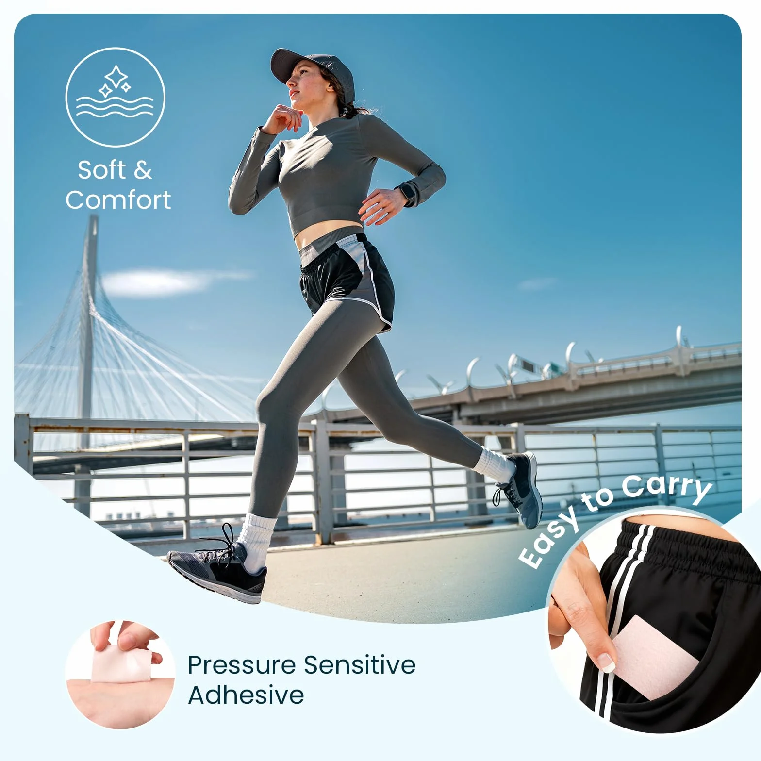 Sumifun Moleskin per piedi, 25 confezioni nastro adesivo per prevenzione tallone e dita, imbottitura Molefoam