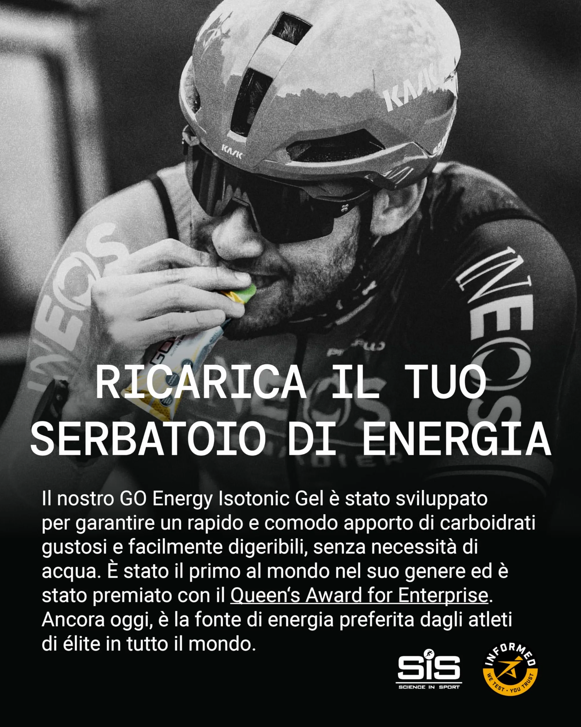 Science in Sport GO Energy Gel Isotonico 30 x 60ml Arancia 22g Carboidrati