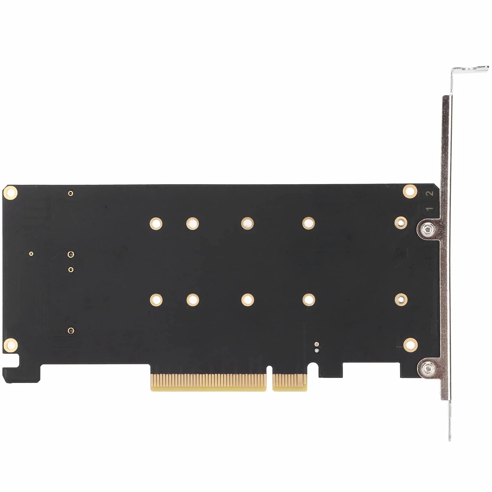 Topiky Scheda Adattatore Dual M 2 NVMe SSD a PCIE X8 M Key, Scheda di Espansione del Convertitore del Convertitore del Disco Rigido della Scheda Array di Divisione del Segnale, Scheda