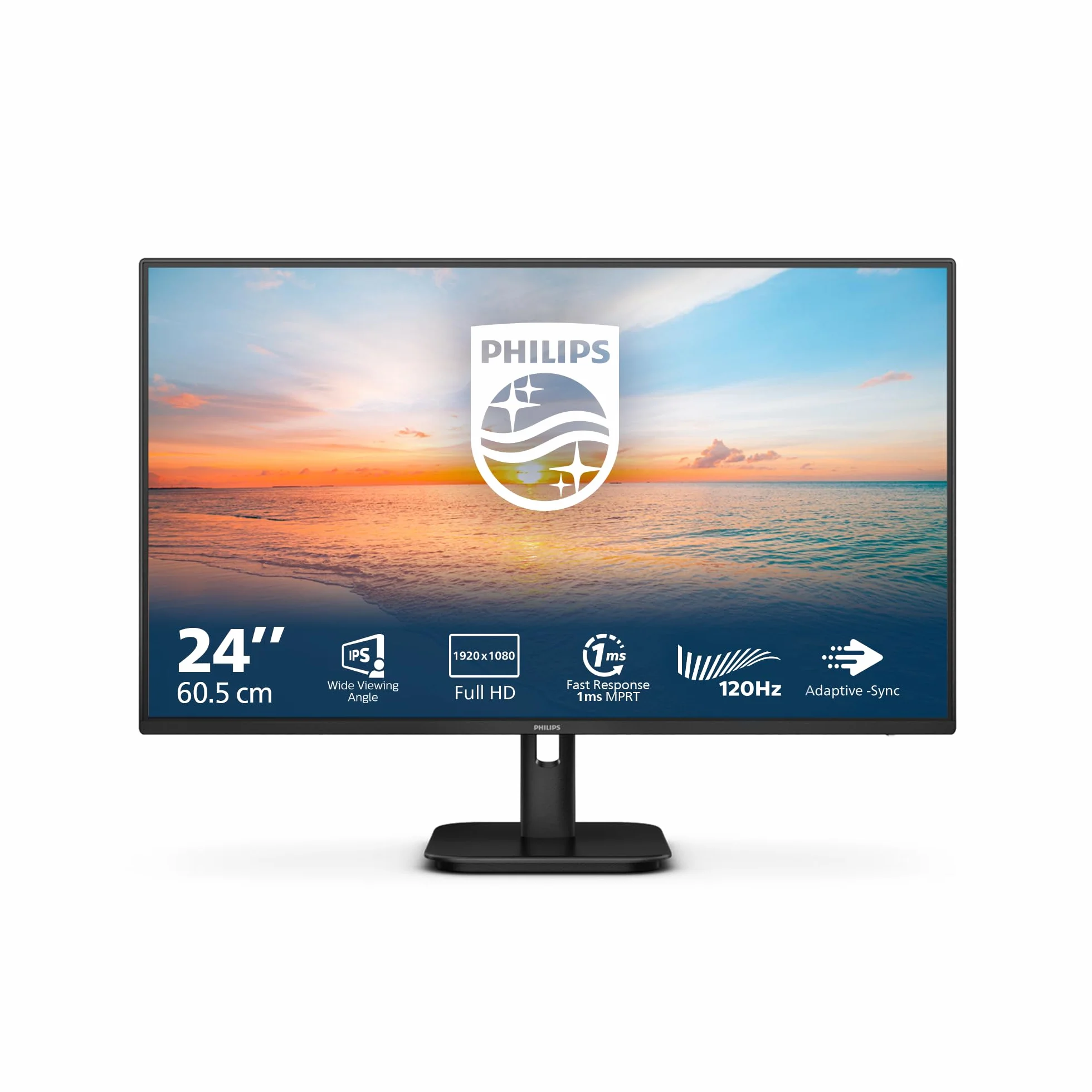 Philips 24E1N1100A Monitor 23.8 pollici FHD 120Hz IPS 4ms GtG Speakers Nero