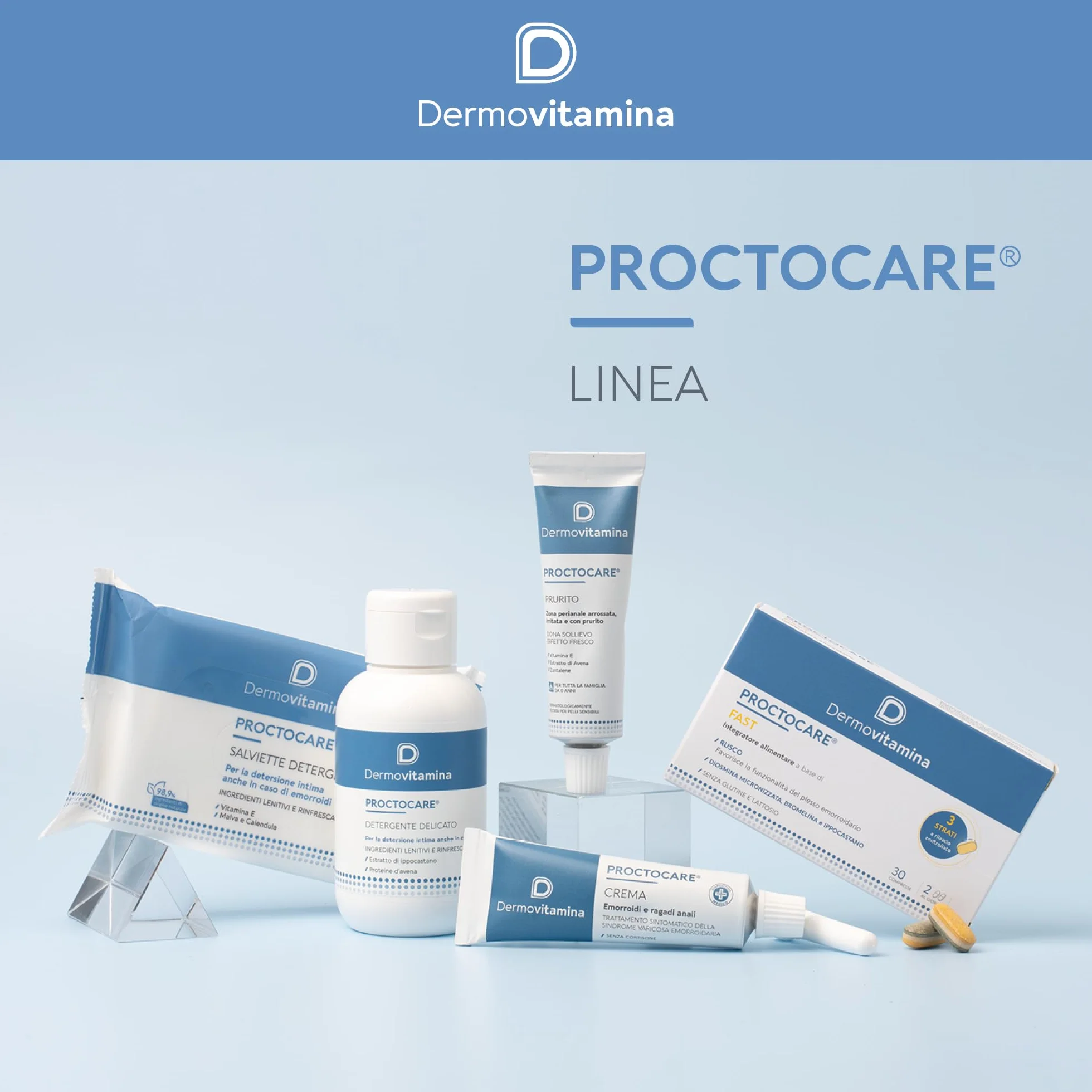 Dermovitamina Proctocare Prurito Anale Crema Lenitiva per Prurito e Irritazioni 30ml