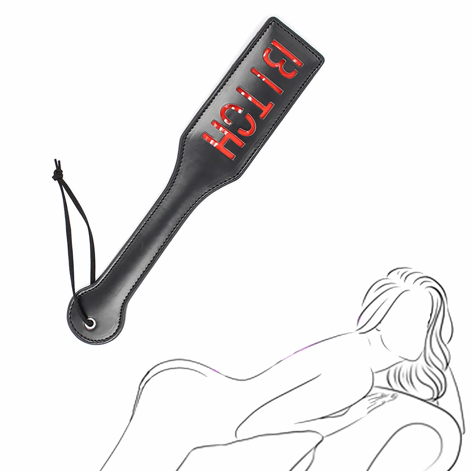 Pagaia in Pelle SM Frusta Bondage Set Sex Toy per Coppie Fetish Erotici Cosplay