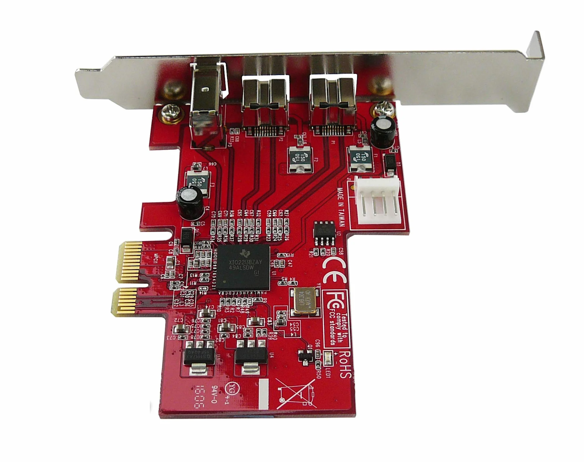 KALEA-INFORMATIQUE Scheda controller PCIe Firewire 400 Ieee1394a e 800 ieee3194b con chipset TI XIO2213 2 + 1 porte, gamma professionale