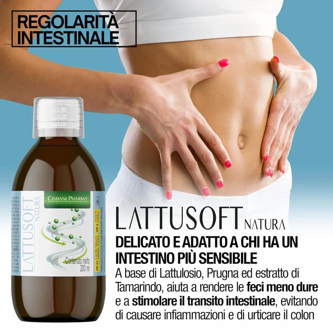 Lattusoft Sciroppo Lattulosio Prugna Tamarindo Regolarità Intestinale