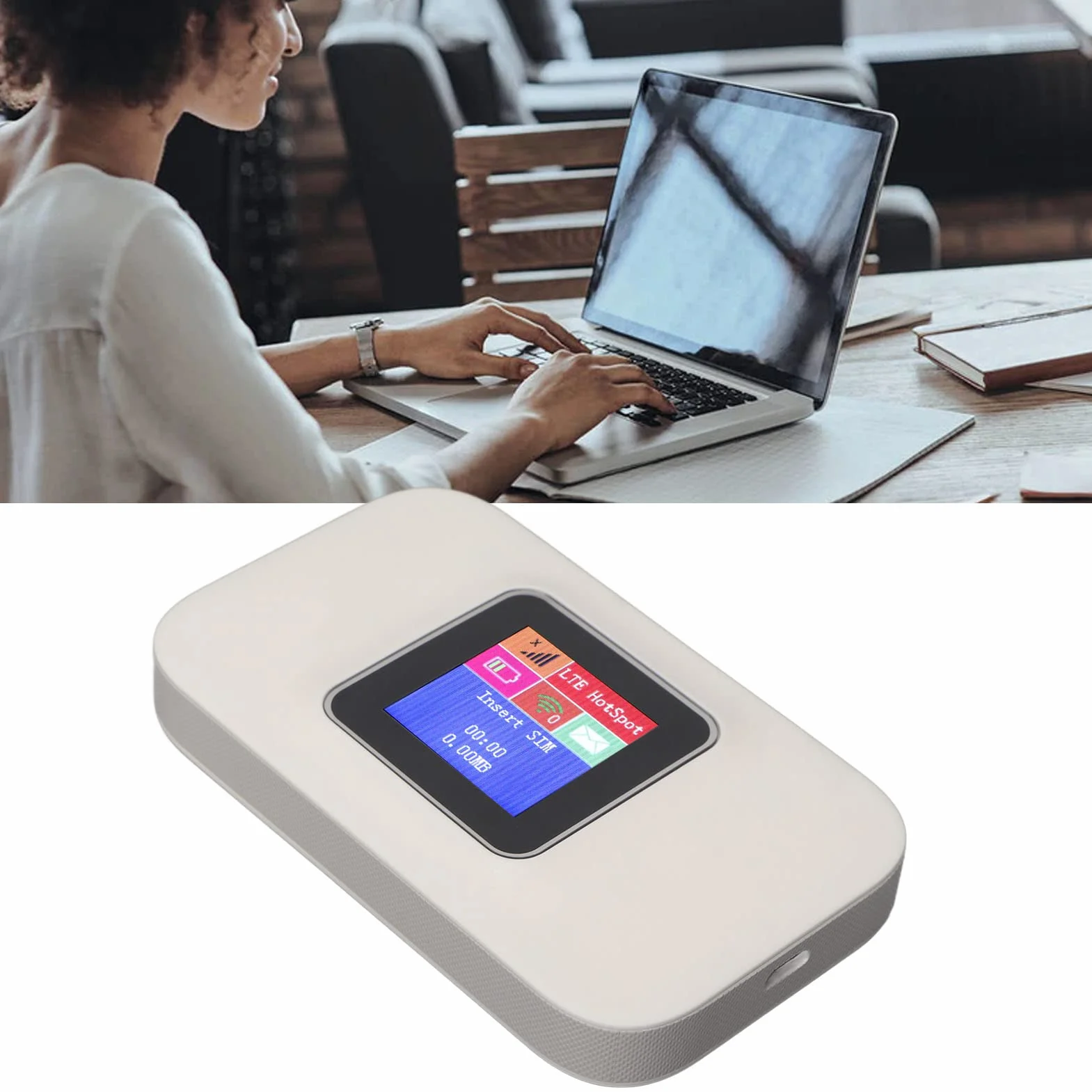 KIMISS Hotspot 5G WiFi Portatile 300Mbps ABS Pocket 4G SIM Slot USB per Europa