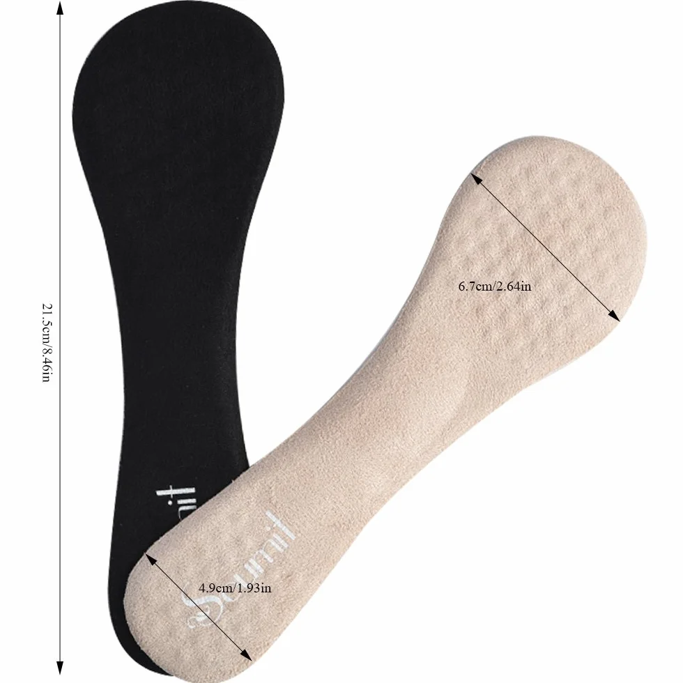 Soumit Solette da donna con supporto arco plantare gel autoadesivo per tacchi alti