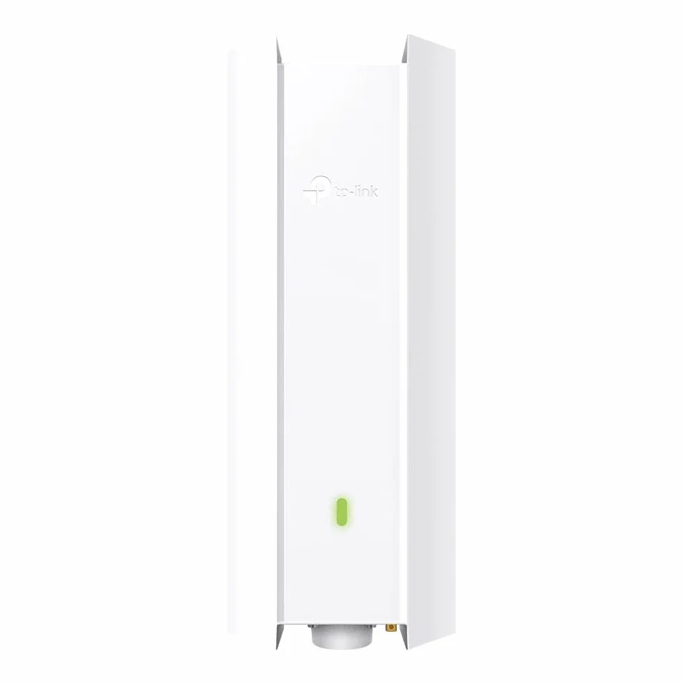 TP-Link Access Point EAP623-Outdoor HD Wi-Fi 6, AX1800 Outdoor Wifi Access Point, Copertura a lungo raggio, PoE+ Powered, Omada Mesh, Roaming senza cuciture, Resistente alle intemperie