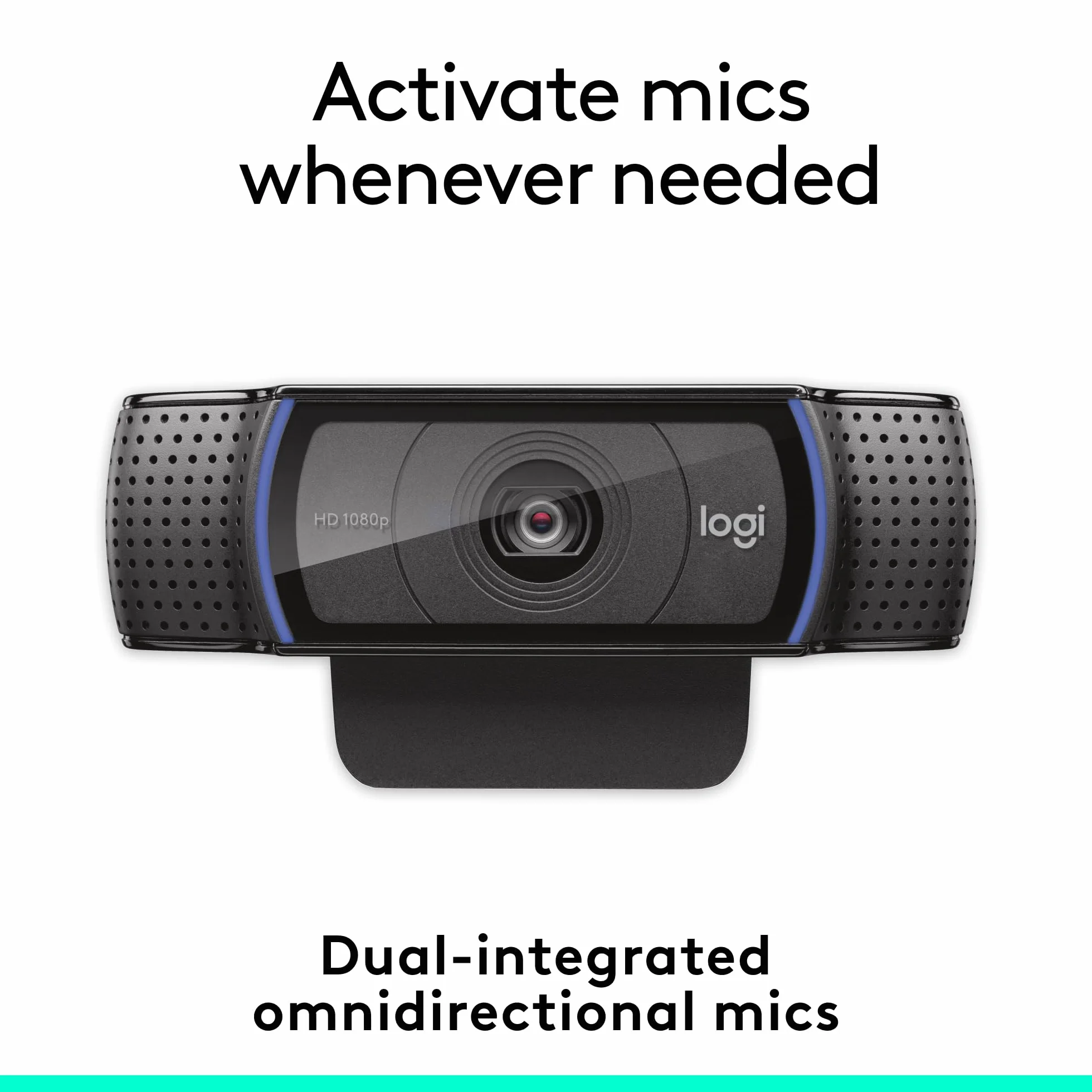 Logitech C920E HD 1080P Webcam Black
