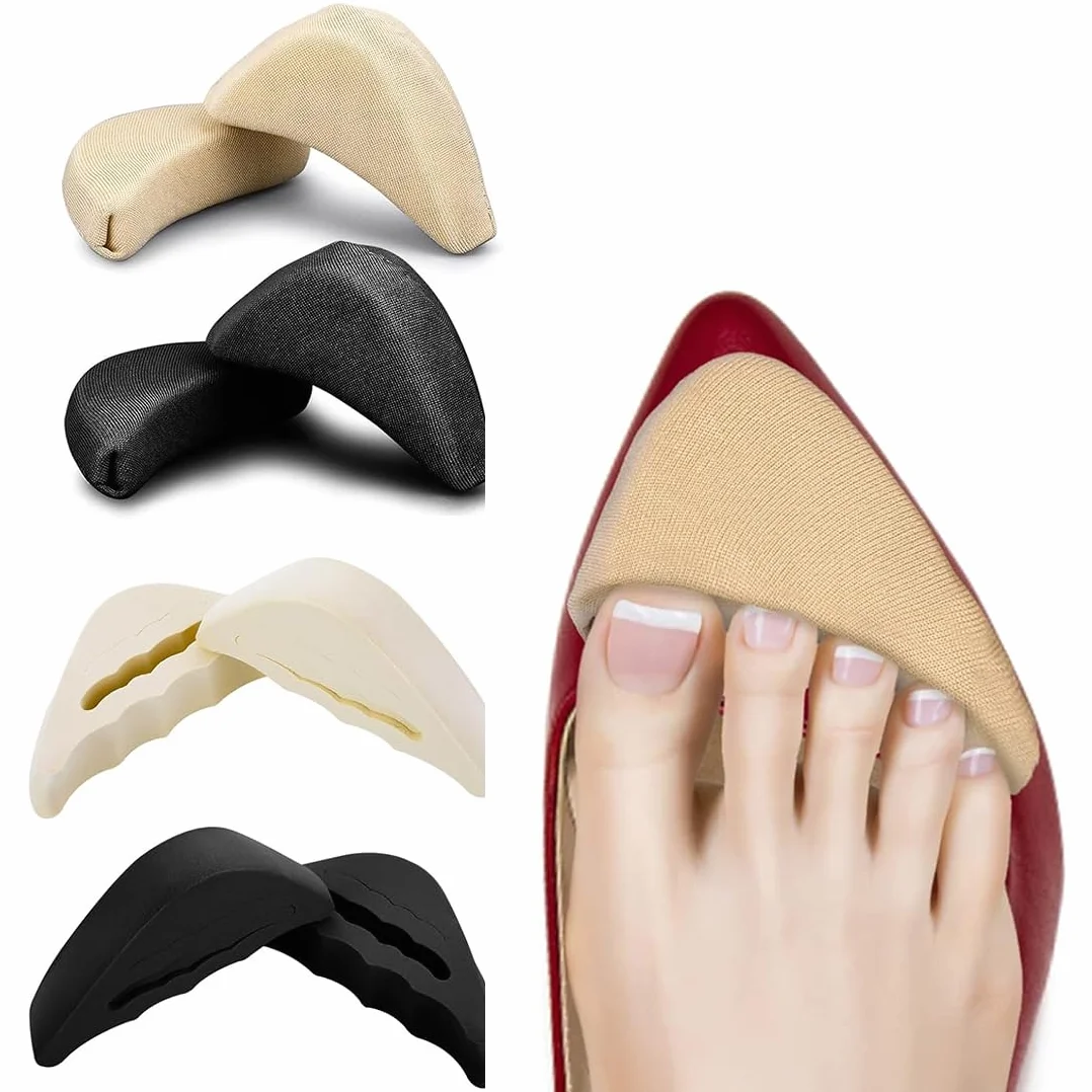 4 Paia Inserti Per Dita Dei Piedi Riutilizzabili In Morbida Spugna Riempitivi Per Scarpe Troppo Grandi Unisex Adatti Per Scarpe Casual E Sportive Con Tacchi Alti