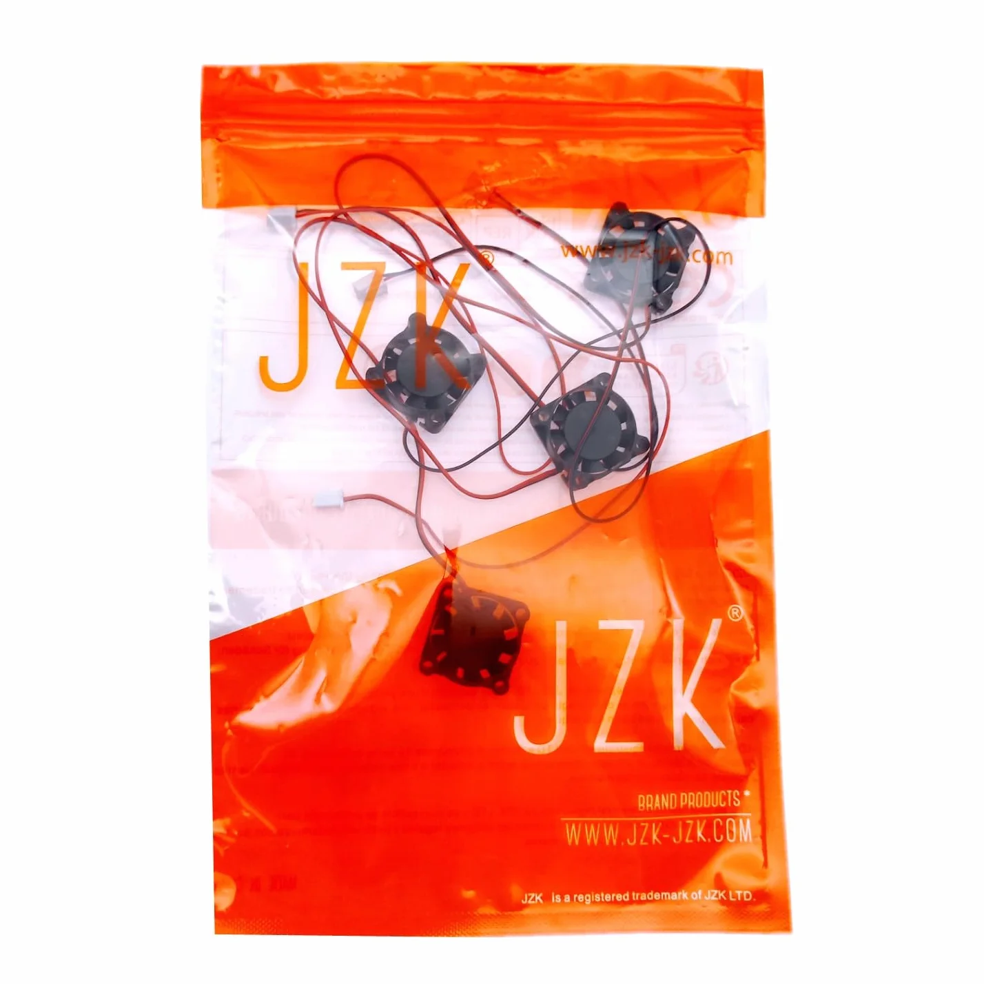 JZK 4PCS 25x25x7 mm DC 5V mini ventola di raffreddamento 25mm con connettore a 2 pin, 9800 rpm, 0.08A, 2507 ventola DC brushless 2.5cm per scheda di sviluppo, scheda grafica, ventola per stampante 3D
