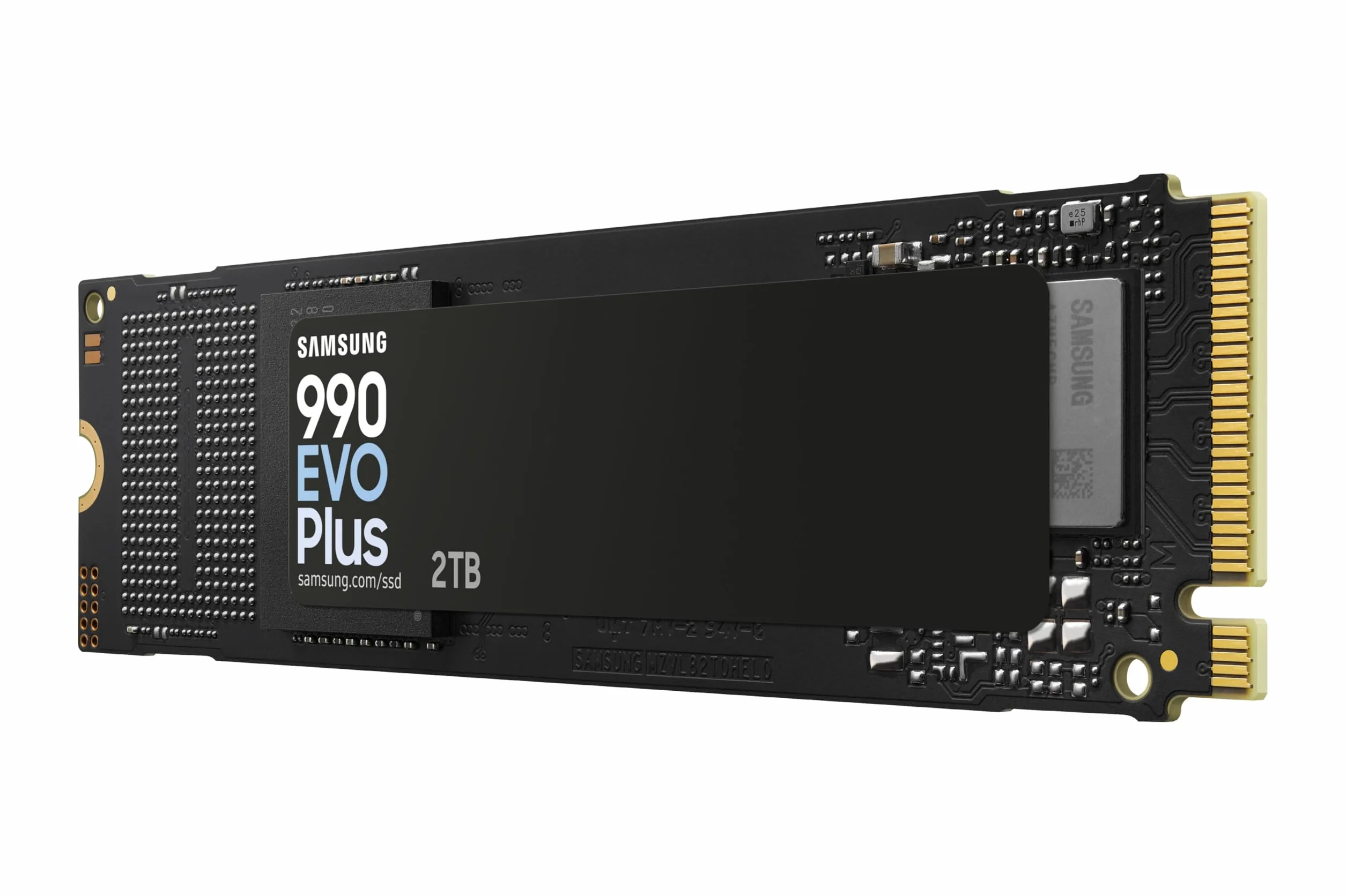 Samsung Memorie MZ-V9S2T0BW 990 EVO Plus SSD Interno da 2TB, PCIe Gen 4.0 x4 / 5.0 x2 NVMe 2.0, memoria progettata per professionisti e giocatori occasionali, compatibile con PC