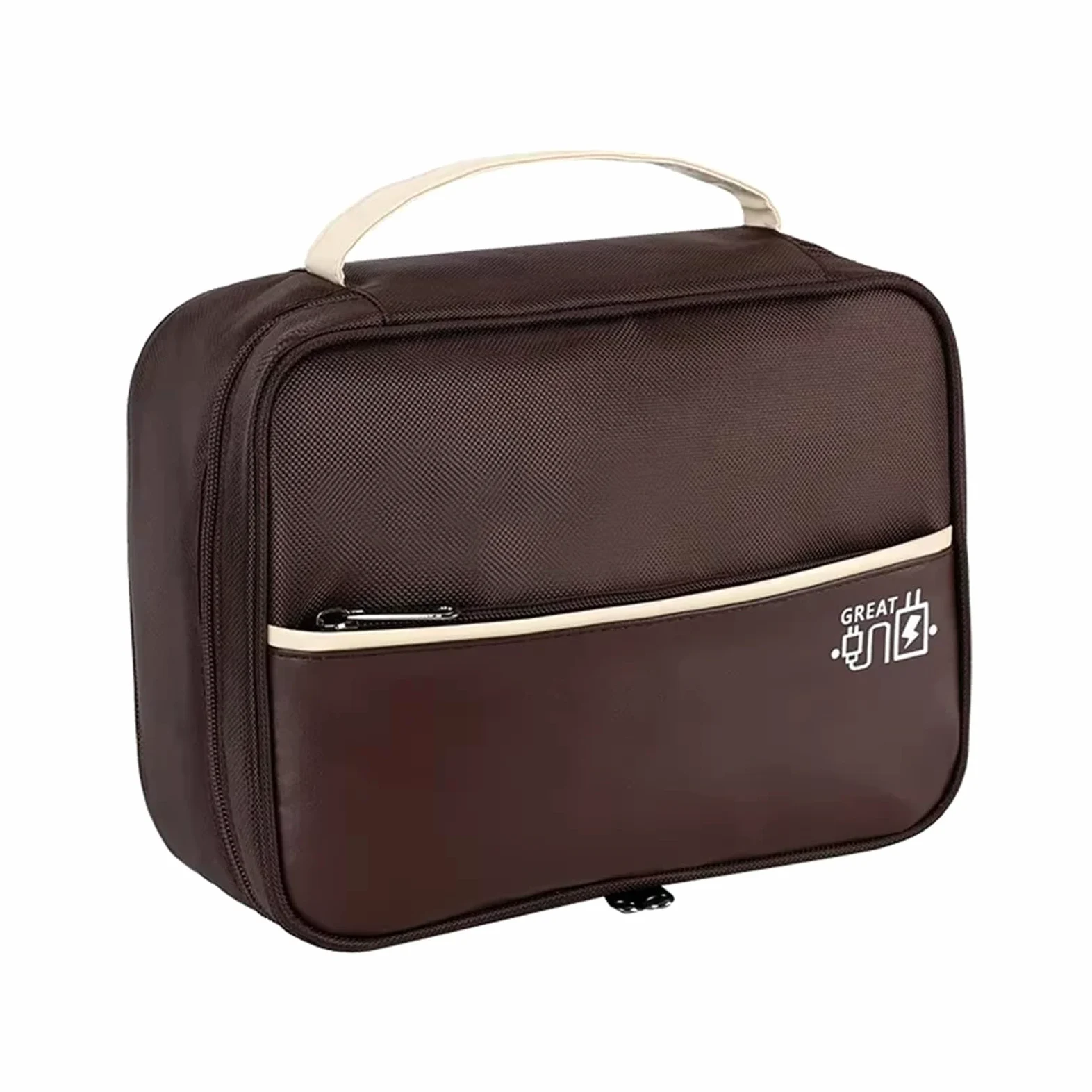 Custodia for accessori elettronici da viaggio for organizer for elettronica da 2 pezzi, custodia for cavi portatile for caricabatterie for tablet con scheda SD for unità flash Per Cavi, Caricabatterie