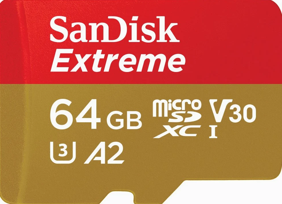 SanDisk 64 GB Extreme scheda microSDXC per gaming mobile, fino a 170 MB/s, prestazioni app A2, UHS-I, Classe 10, U3, V30
