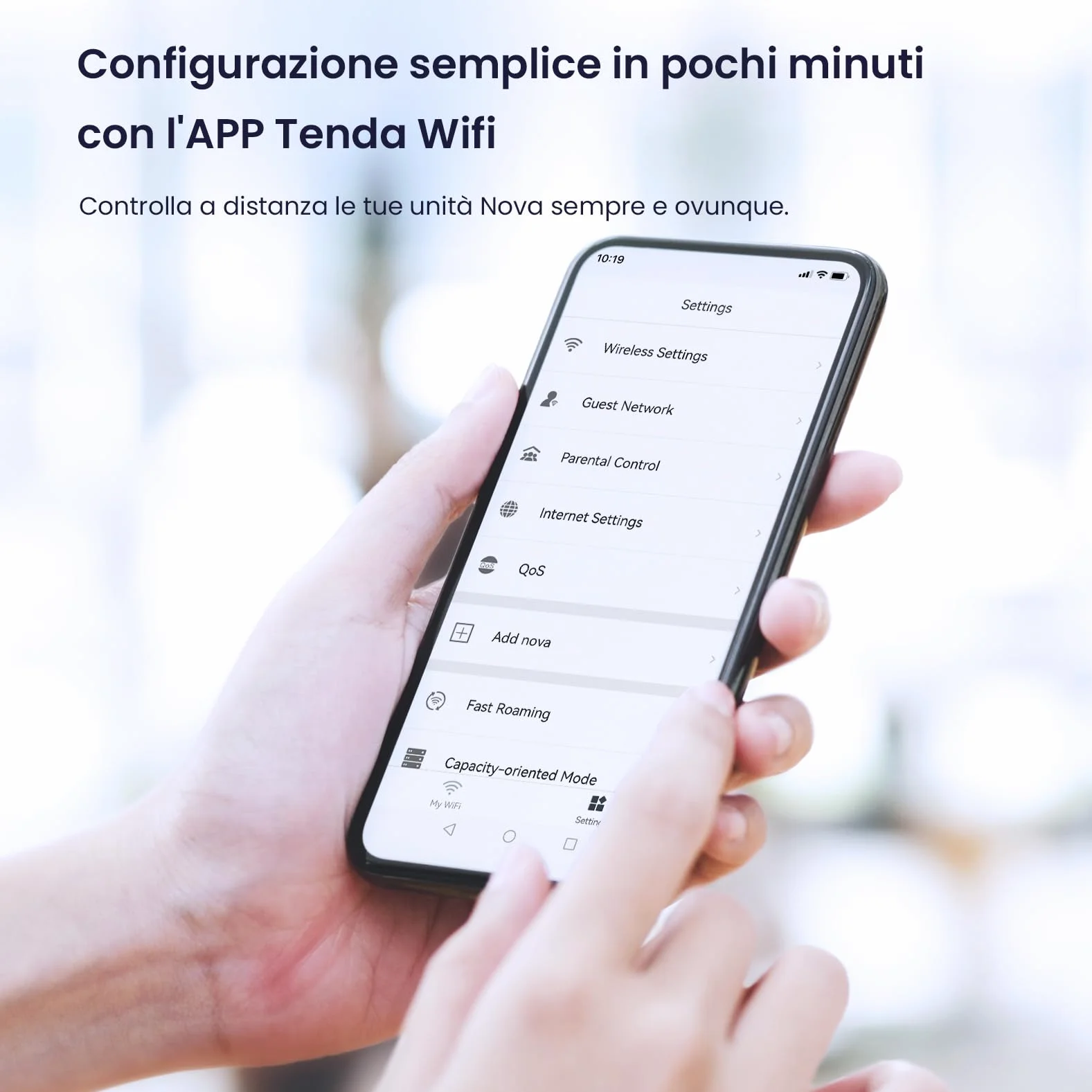 Tenda Nova MW6 WiFi Mesh System, AC1200 Dual Band, 2 Port Gigabit Ethernet, Router Mode and Access Point, Parental Control, Pack of 1