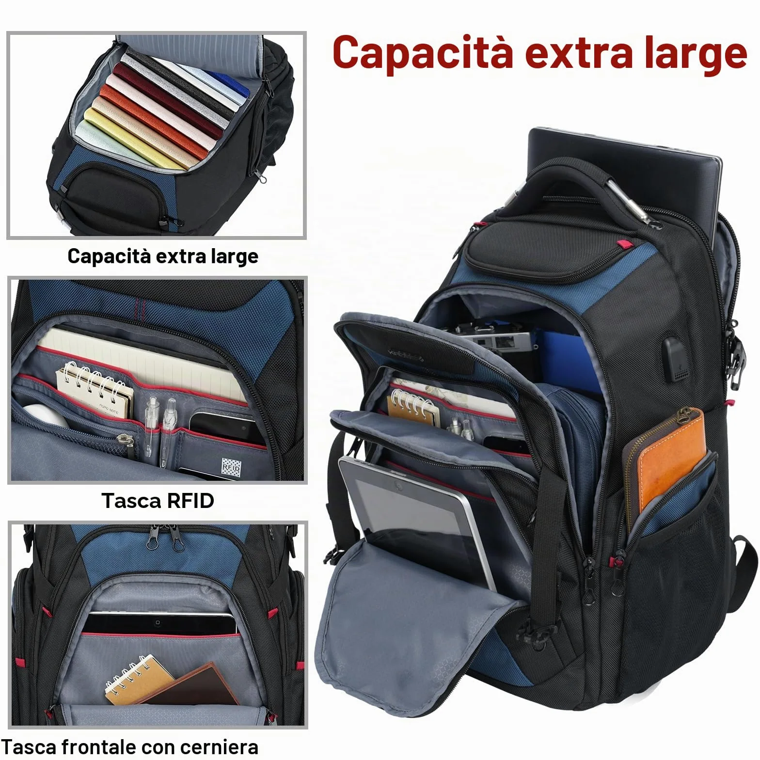 KROSER Zaino da viaggio per laptop