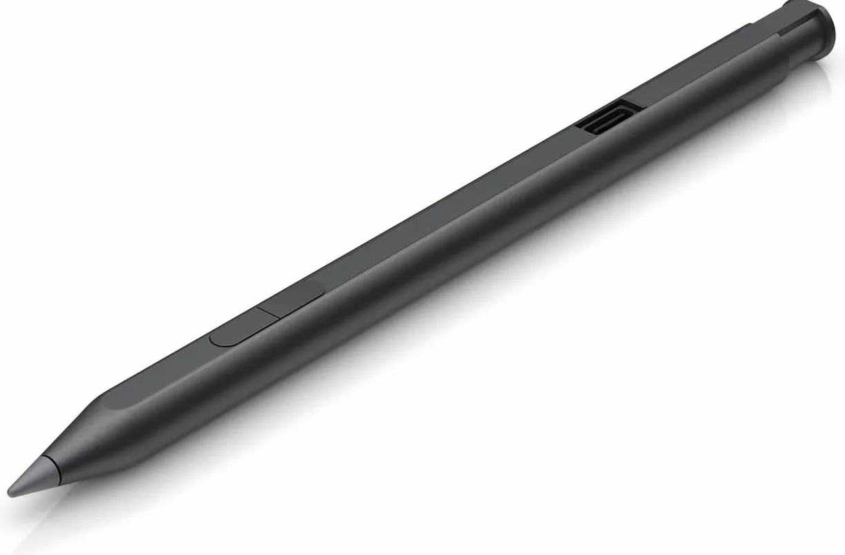 HP Penna ricaricabile MPP 2.0 Tilt con tecnologia MPP2.0 per meno ritardi, tempo di risposta migliorato, richiede solo 9 g di pressione - disegnare, scrivere, modificare, grigio antracite (3J122AA)