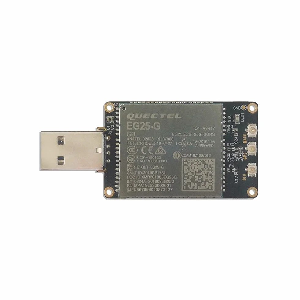 EXVIST 4G LTE USB Dongle W/EG25-G LCC IoT/M2M-ottimizzato LTE Cat 4 Modulo SIM Card Slot GPS per Globale