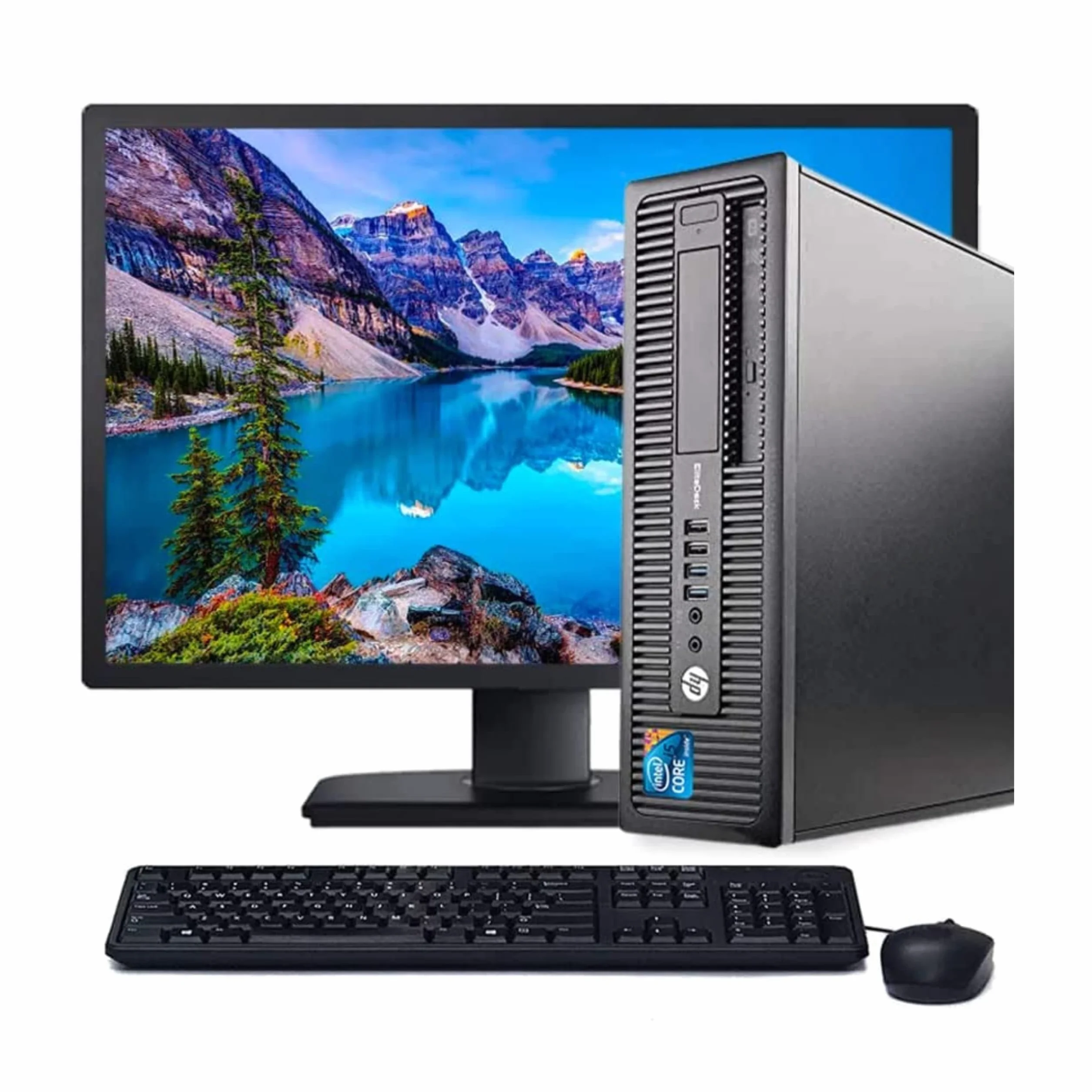 HP Desktop PC Intel i7 16GB RAM 512GB SSD Windows 10 Pro Ricondizionato
