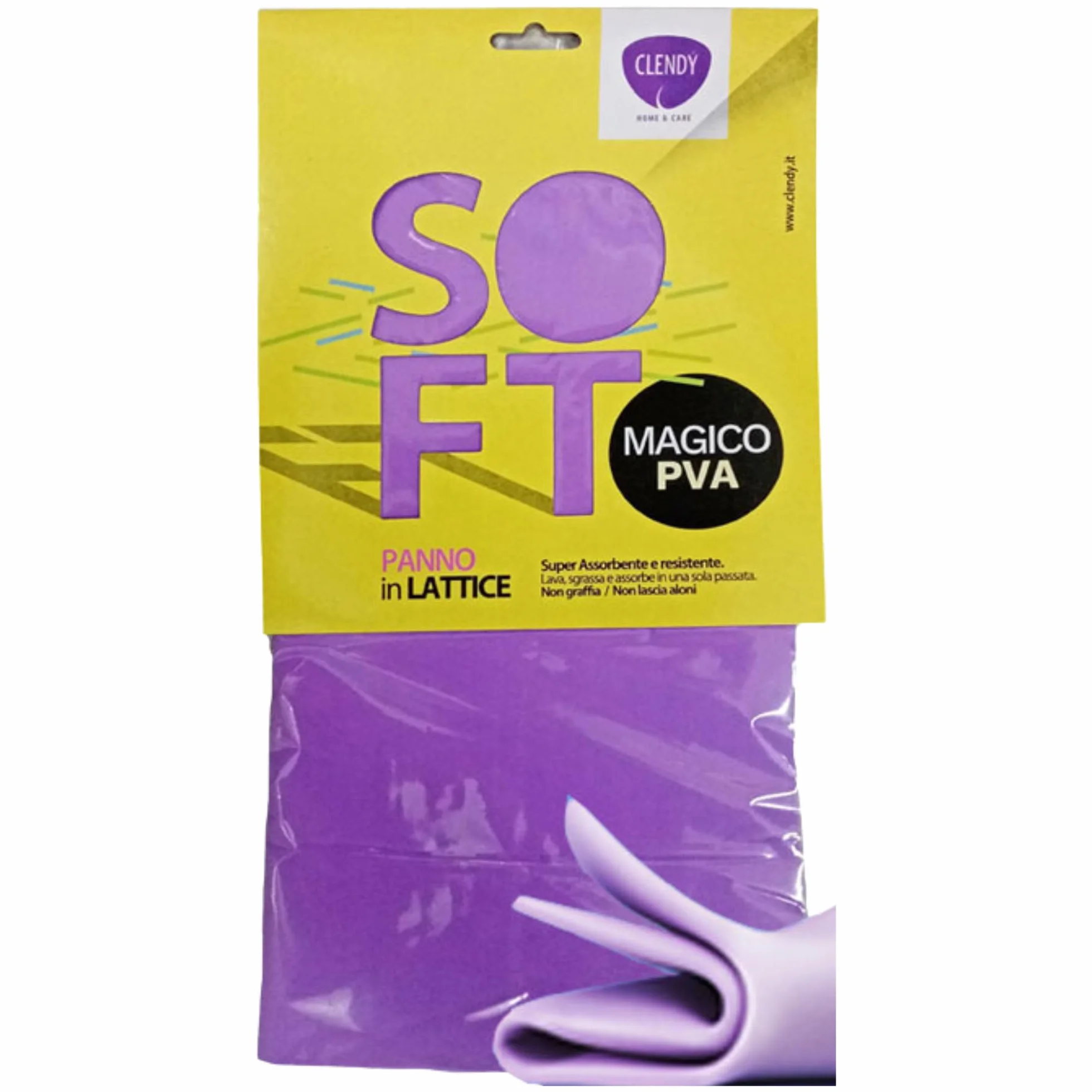 Detergente Spray VIA MUFFA Rh. Sbianca e Igienizza 750ml + Panno SOFT In Lattice 30x30 (2 Flaconi + Panno)