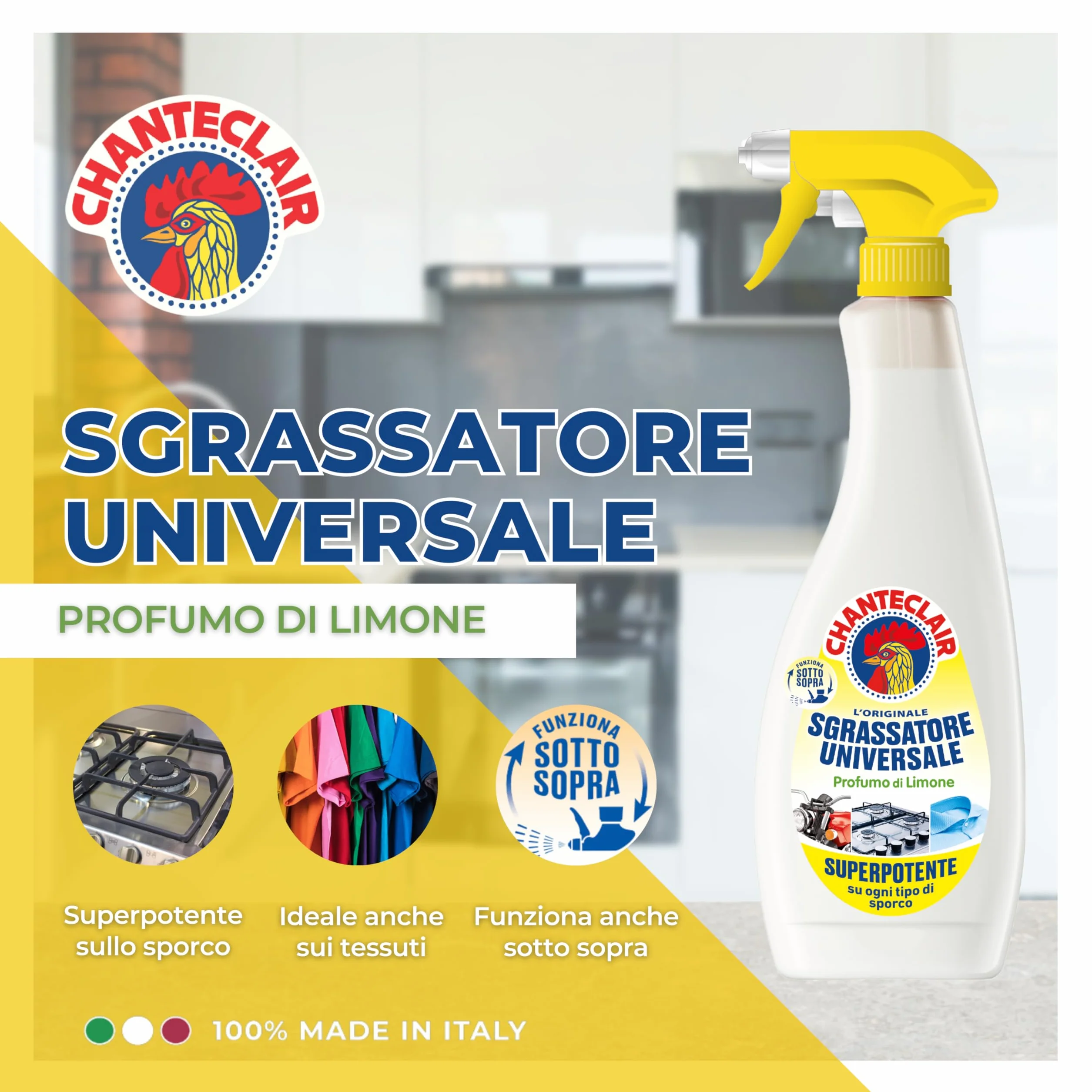 Chanteclair Sgrassatore Universale Spray 12x750 ml
