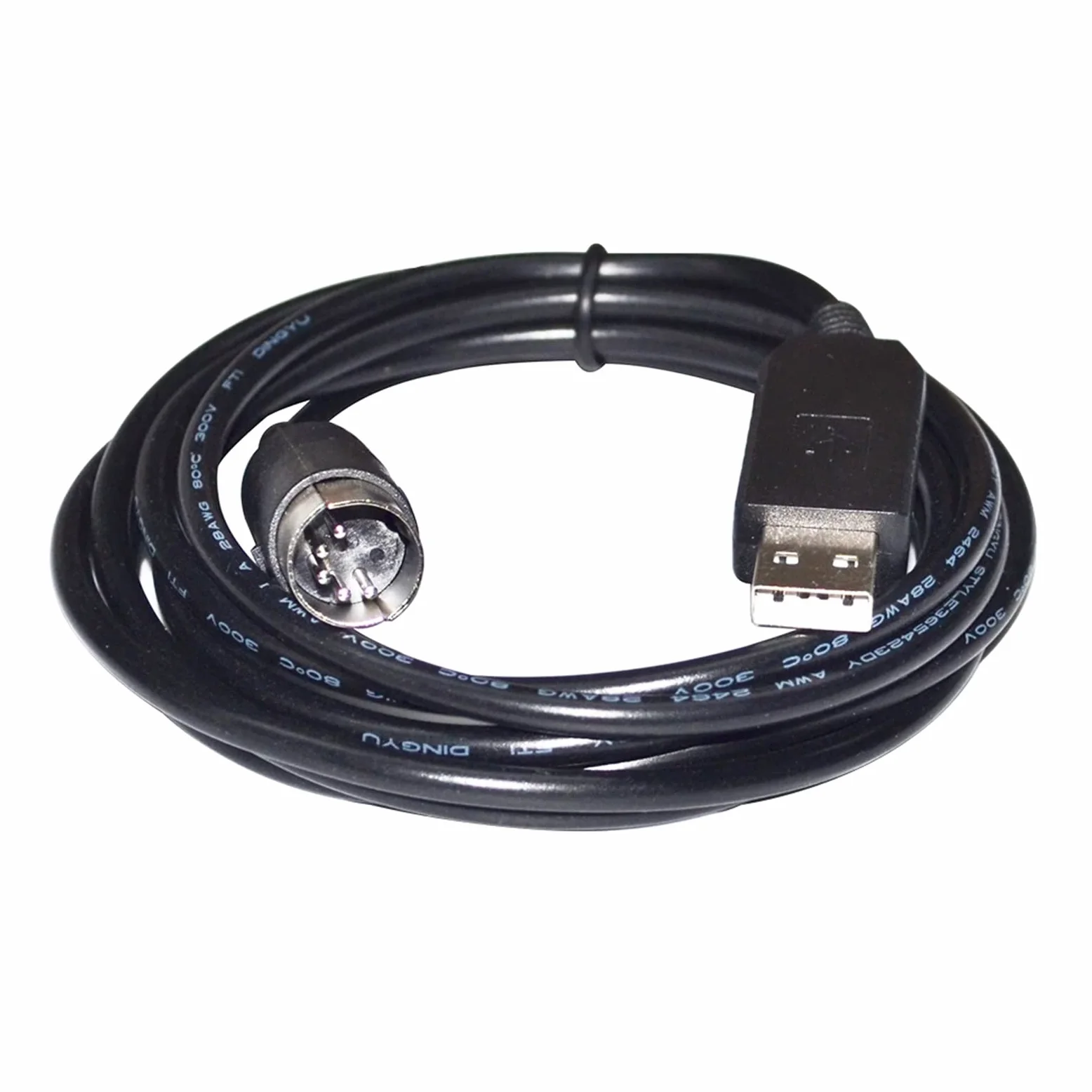 FT232RL, cavo di comunicazione seriale RS232 da USB a DIN 5 pin maschio, adatto per bilancia elettronica (3 m, chip FT231XS)