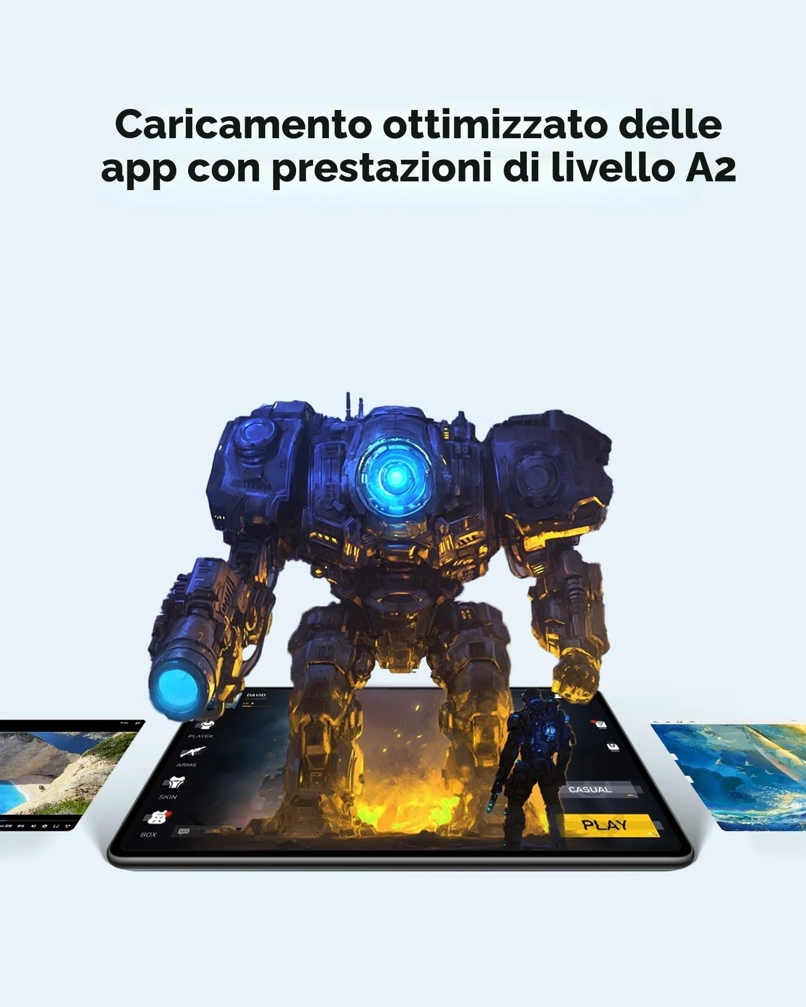 Lexar Blue Scheda Micro SD 256GB, MicroSDXC UHS-I C10 U3 V30 A2, 160 MB/s Lettura, 4K Video