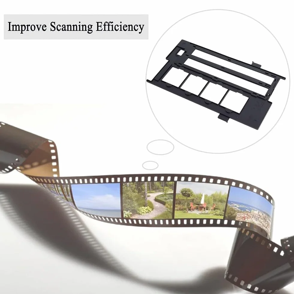 Supporto per scanner di pellicola, adattatore a scorrimento negativo per Epson V500 V600 4490, 35 mm Photo Guide