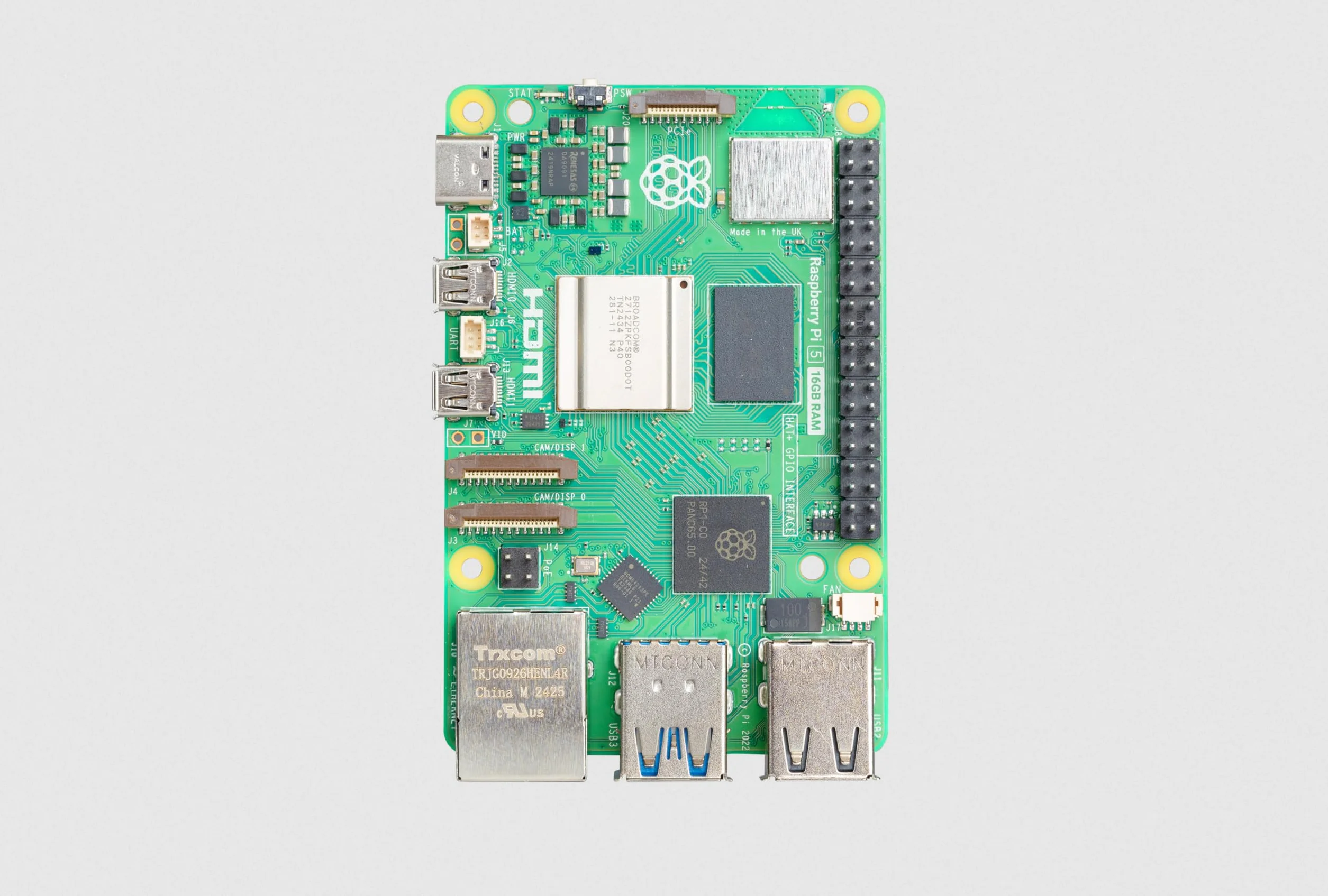 Raspberry Pi 5 scheda di sviluppo Arm Cortex-A76 2400 MHz (RASPBERRY PI5 - 16GB - )