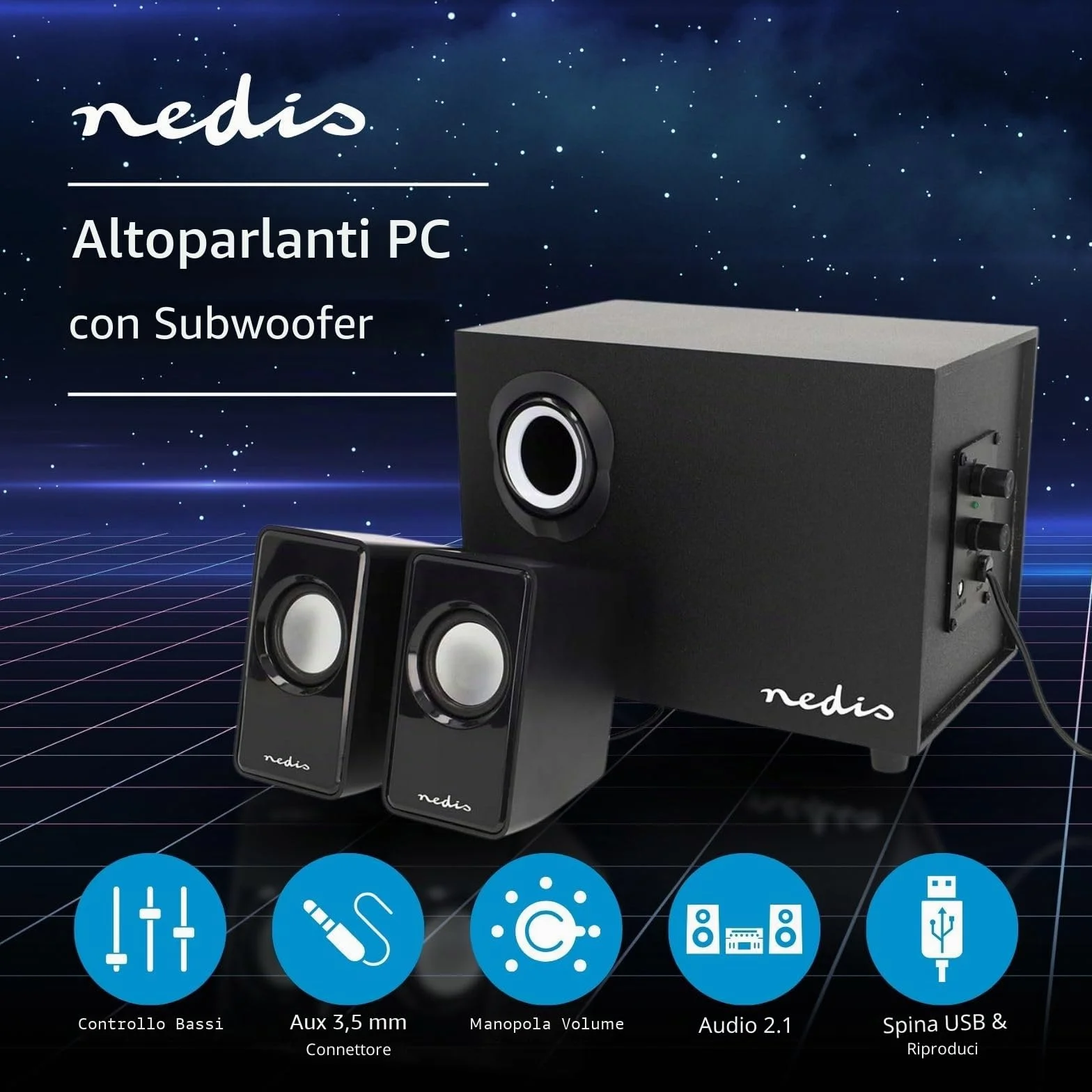 NEDIS Ładowarka 33W 2.1A