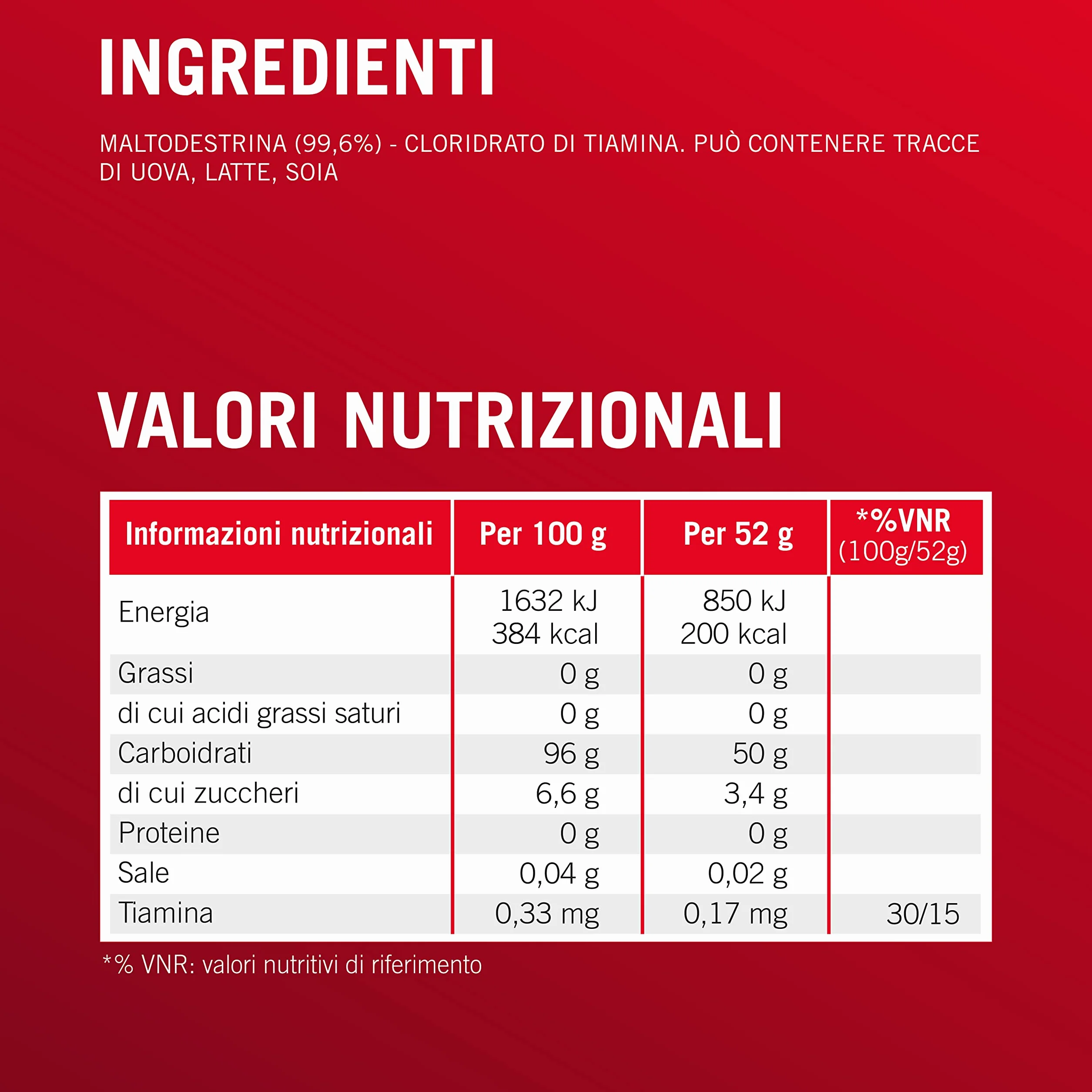 Enervit Maltodextrine Integratore Energetico 99,9% Maltodestrine Insapore 450g