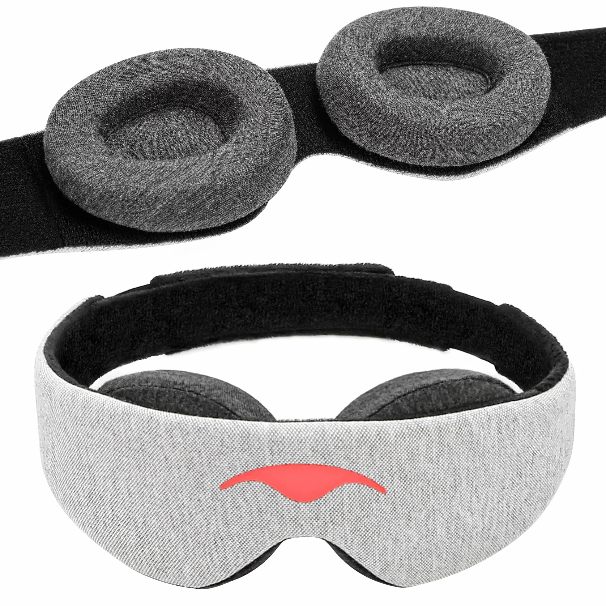 Manta Sleep Mask 100% Blocco Della Luce Maschera Regolabile Con Coppe Per Gli Occhi Staccabili Ultra Confortevole