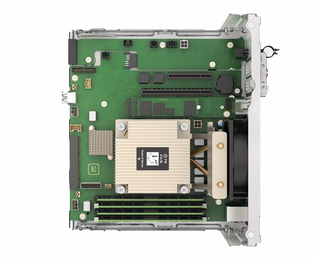 HPE ProLiant MicroServer Gen11 serveur Intel Pentium Gold G7400 3,7 GHz 16 Go DDR5-SDRAM 180 W