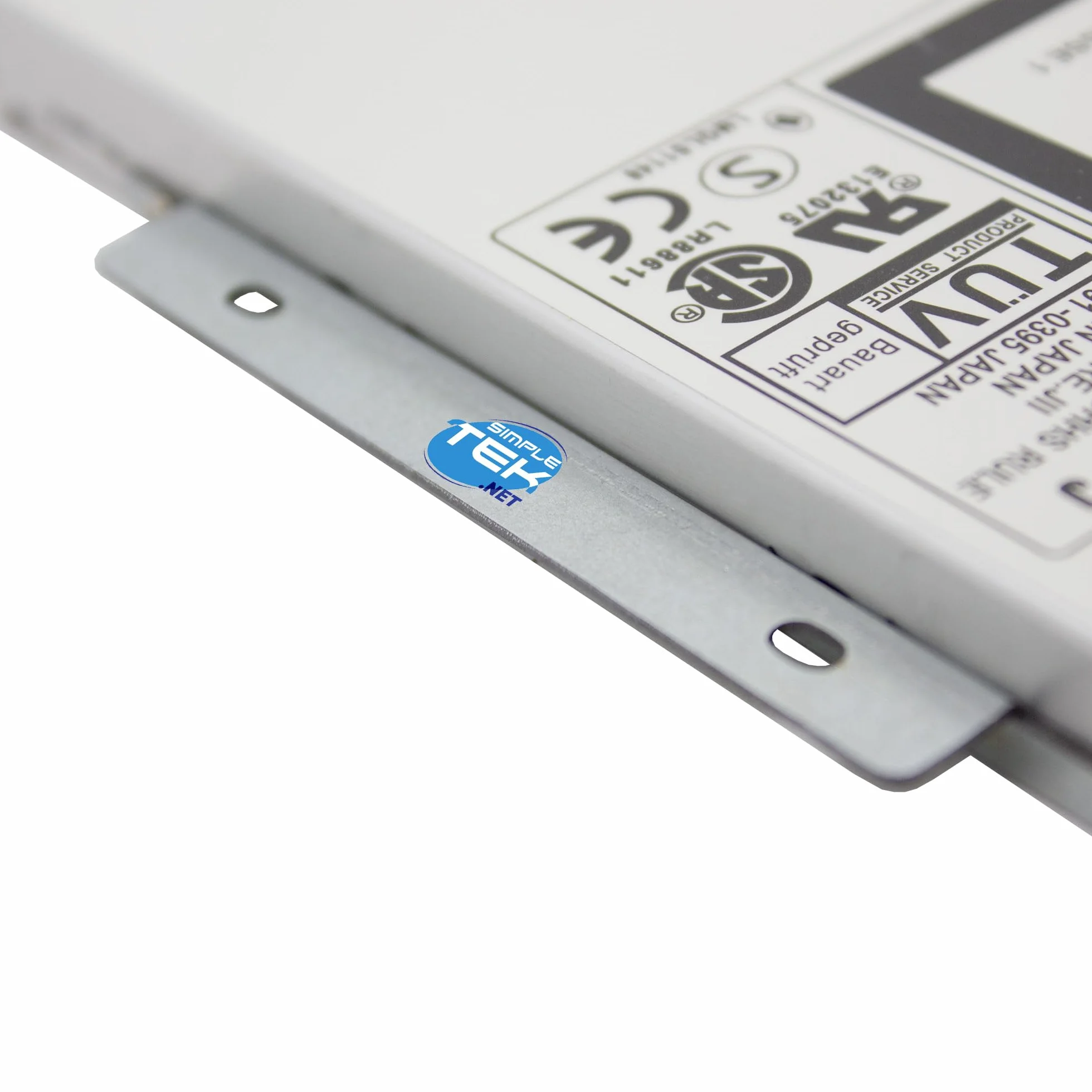 SIMPLETEK - Unità ottica interna masterizzatore Blu-ray slim 12,7 mm Serial ATA - lettore/masterizzatore BD DVD CD bianco con mascherina e staffe