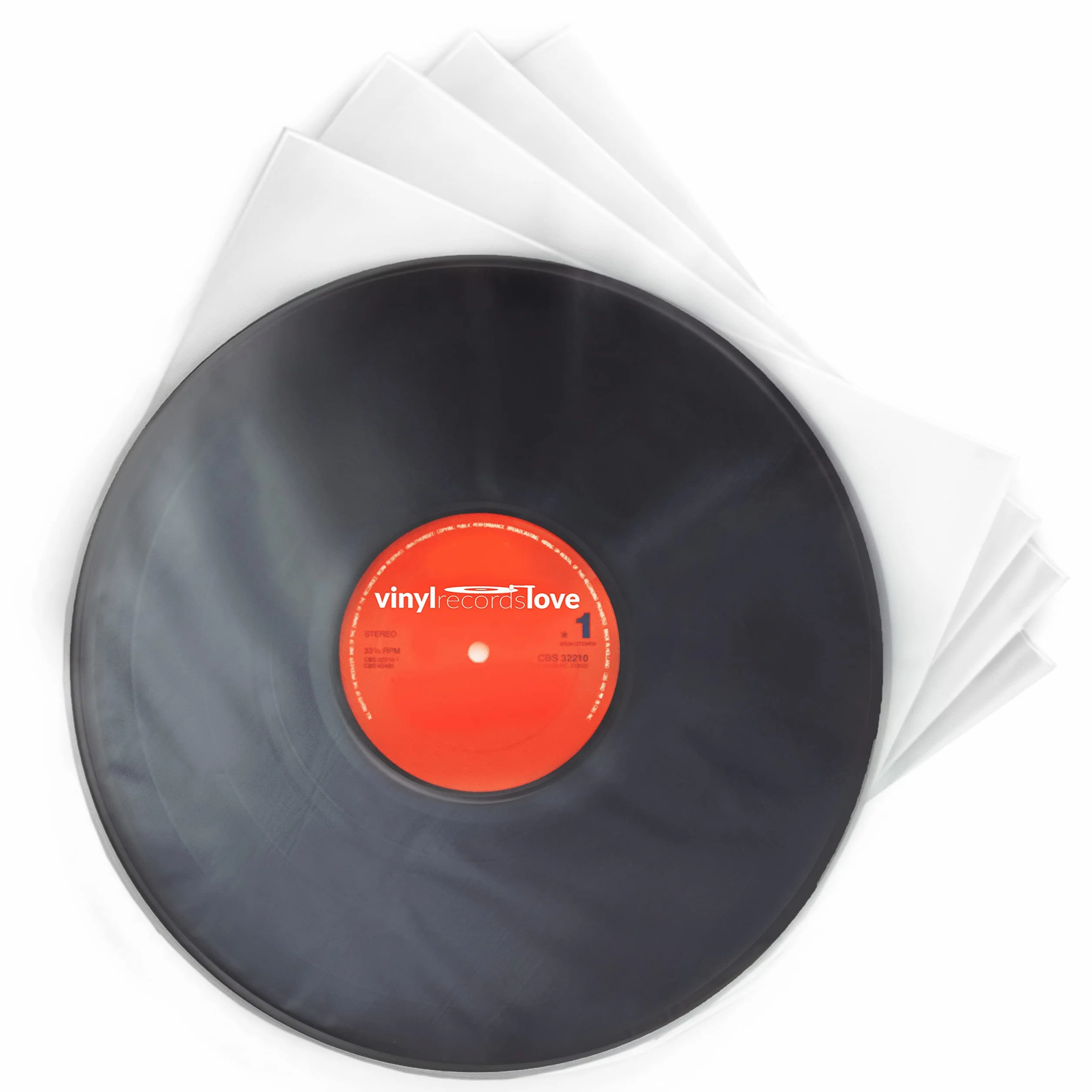 Buste per Vinili 33 giri | 50 pezzi, Molto trasparenti e robuste | Protezione ottimale | antistatiche | Vinyl Sleeves |protettive