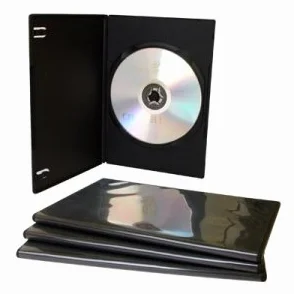 100 custodie per CD e DVD slim 7mm rettangolari con tasca trasparente per copertina come film o videogiochi