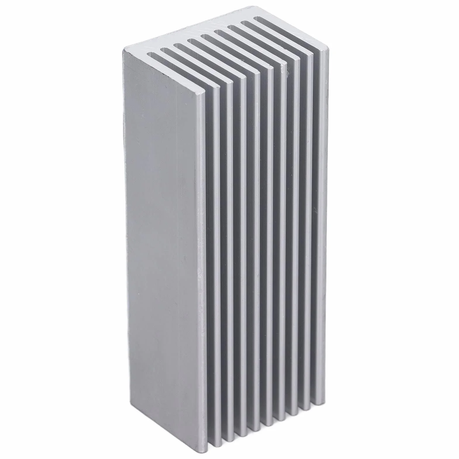 Radiatore di Raffreddamento a Dissipazione di Calore in Alluminio 2 Pezzi per Scheda di Alimentazione della CPU 100x40x30mm(With thermal conductive adhesive)